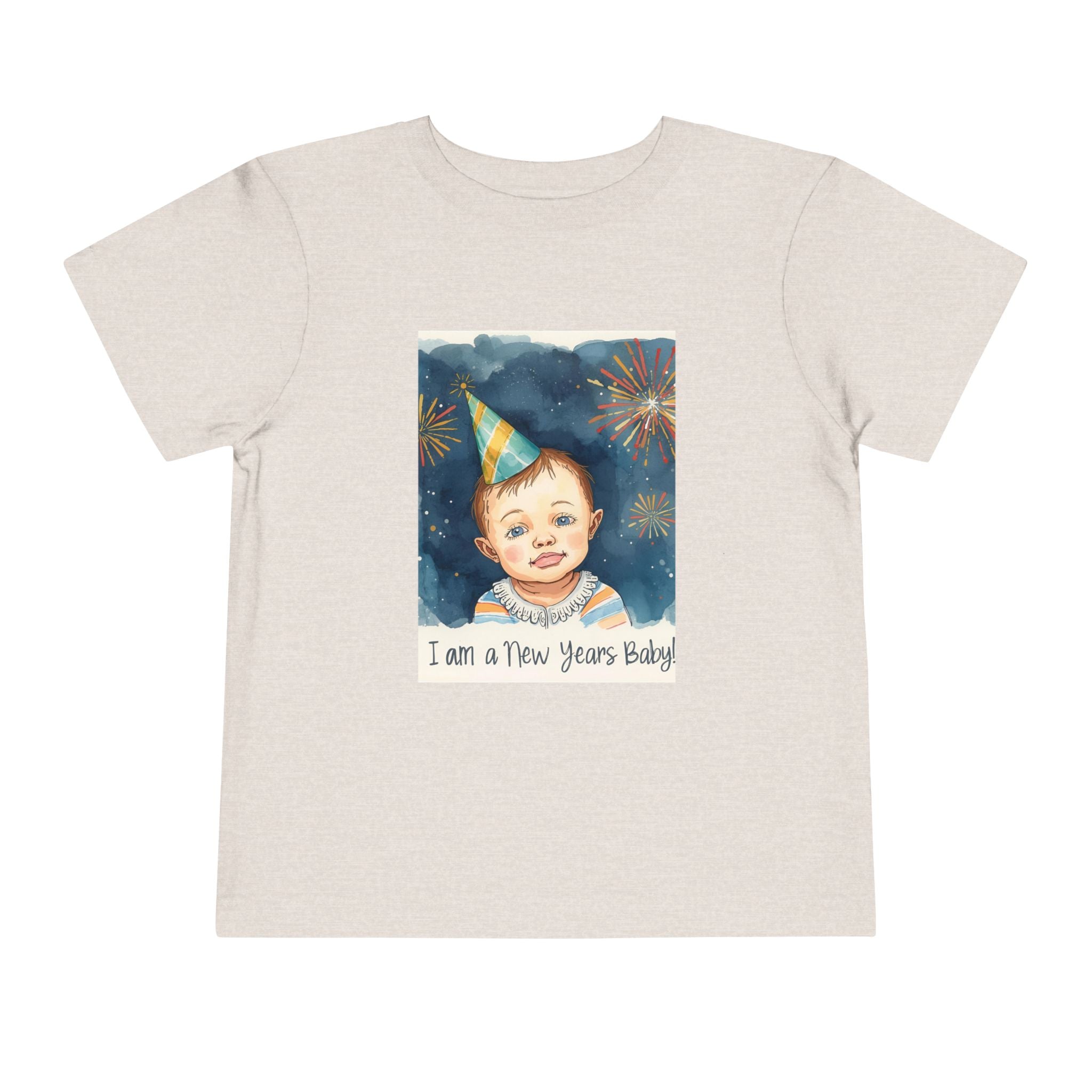 I Am A New Years Baby Toddler Short Sleeve Tee