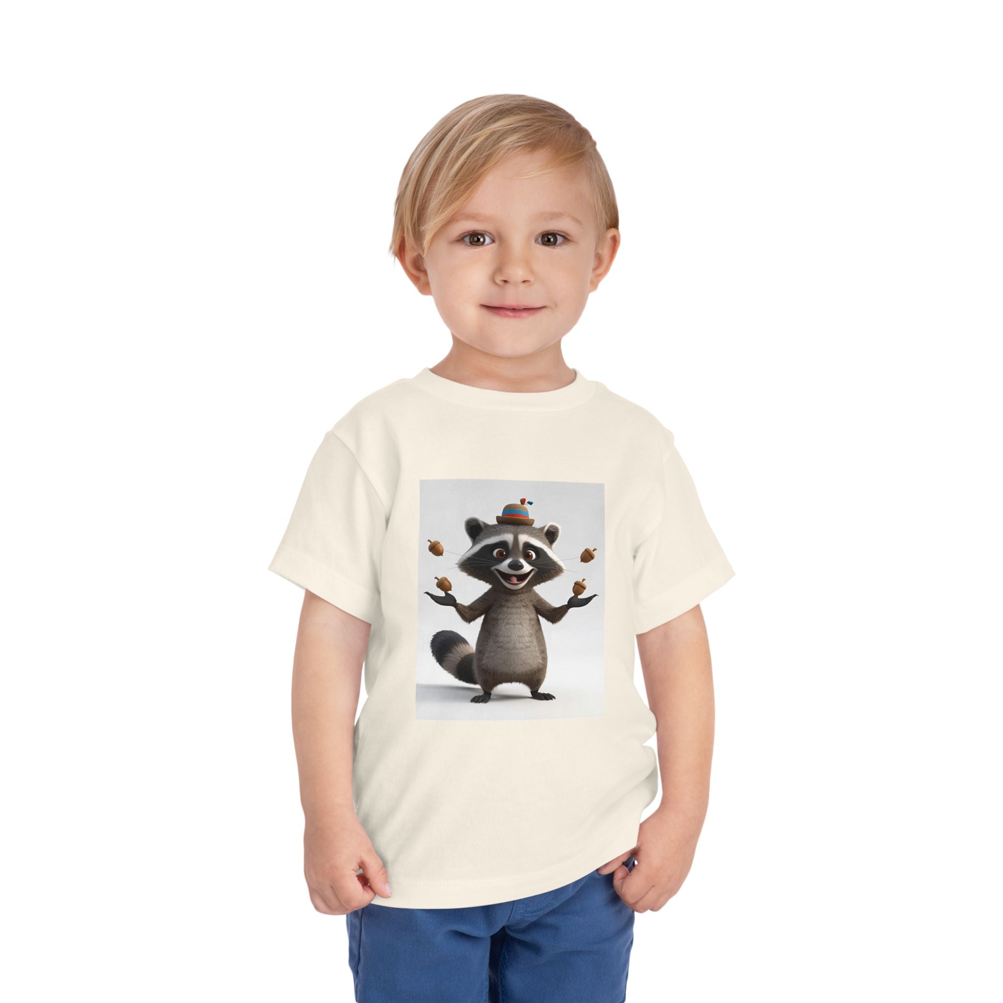 Raccoon Toddler Short Sleeve Tee