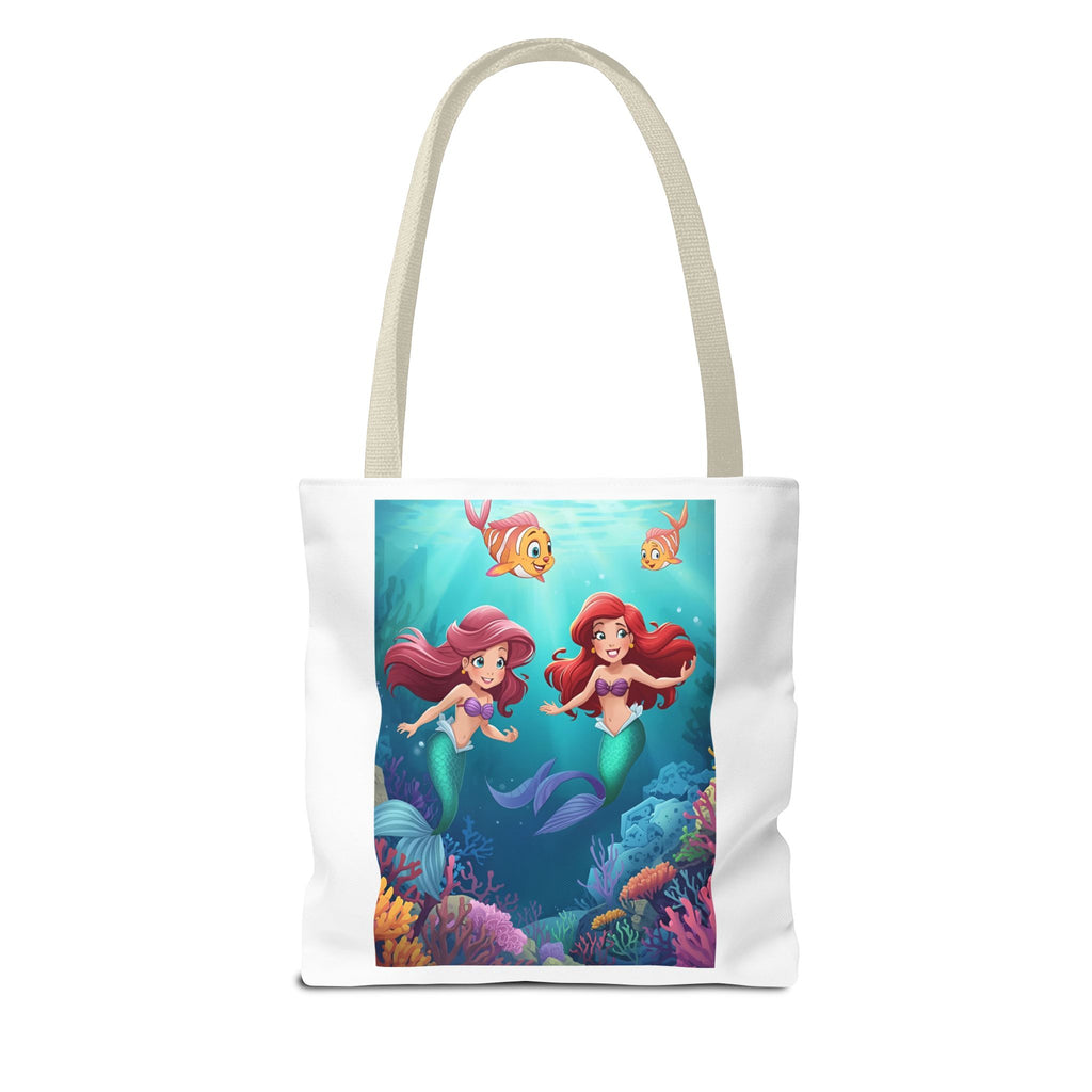 Whimsical Mermaid Tote Bag, Ocean Adventure, Beach Day Essential, Gift for Sea Lovers, Cute Shopping Bag, Summer Vibes