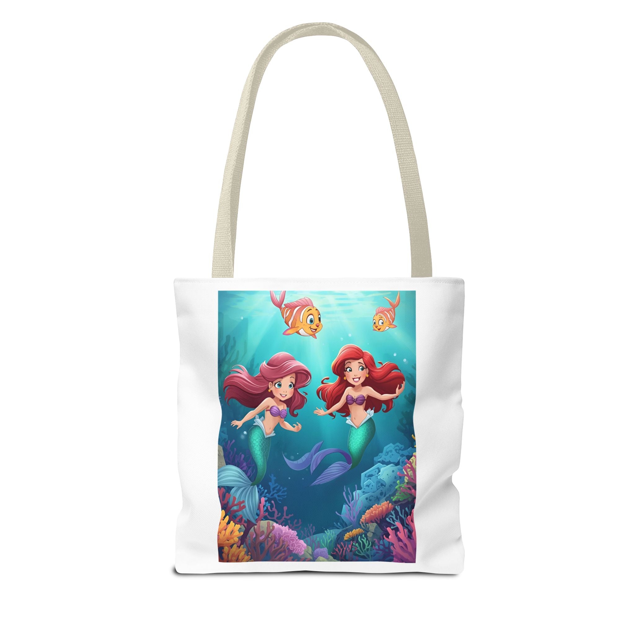 Whimsical Mermaid Tote Bag, Ocean Adventure, Beach Day Essential, Gift for Sea Lovers, Cute Shopping Bag, Summer Vibes