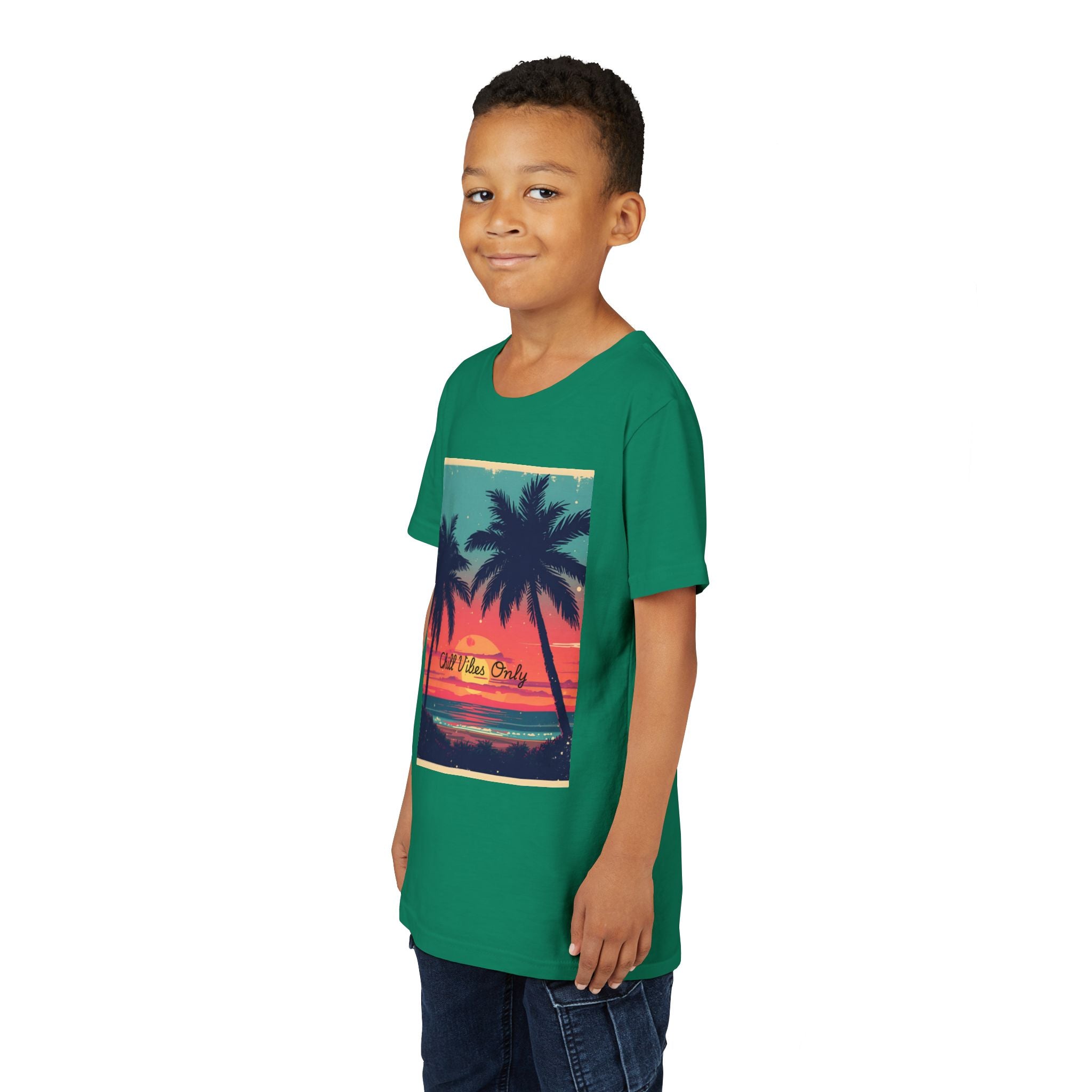 Tropical Sunset Youth Short Sleeve Tee