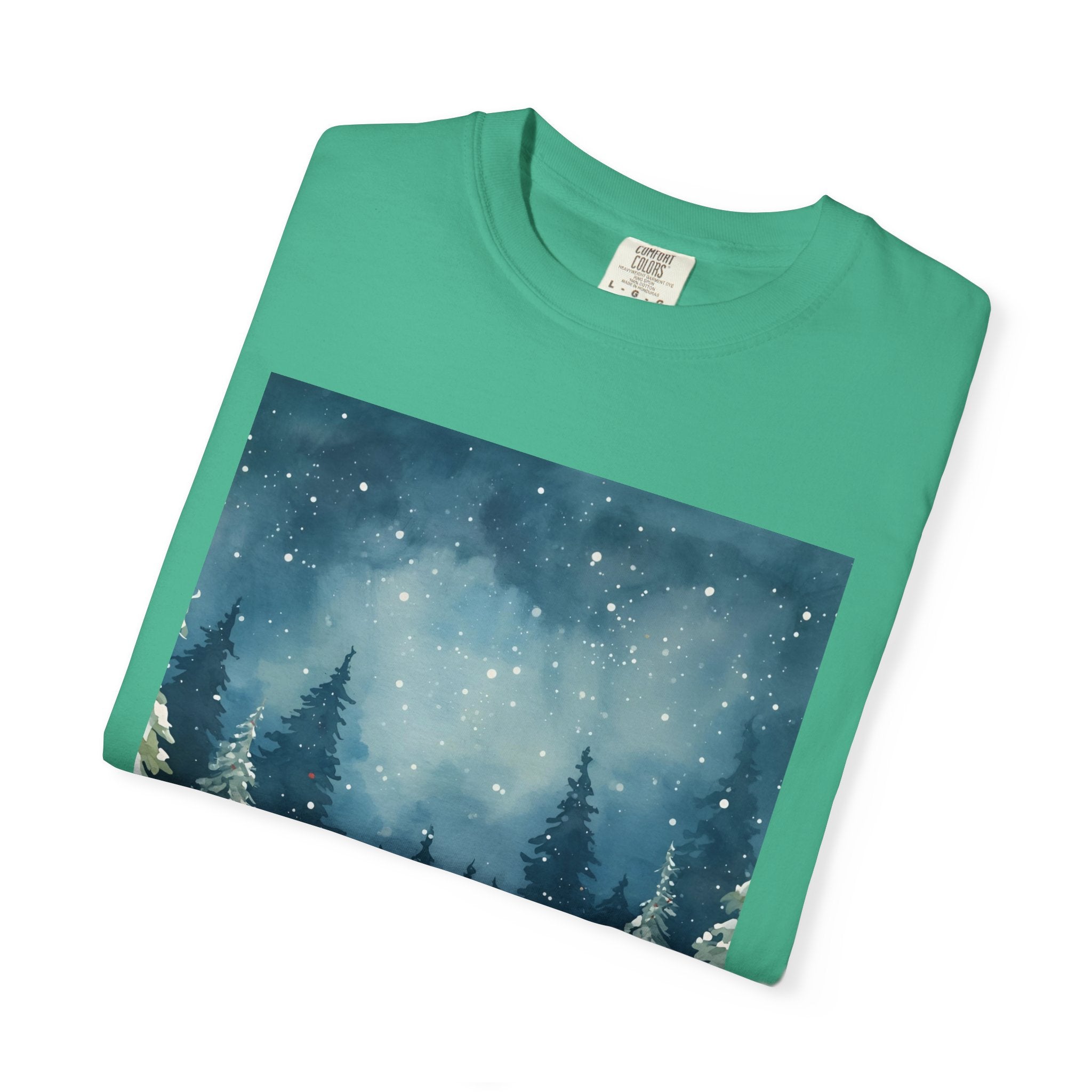 Winter Wonderland T-Shirt, Holiday Gift, Unisex Tee, Cozy Winter Apparel, Snowy Scene Shirt, Christmas Fashion