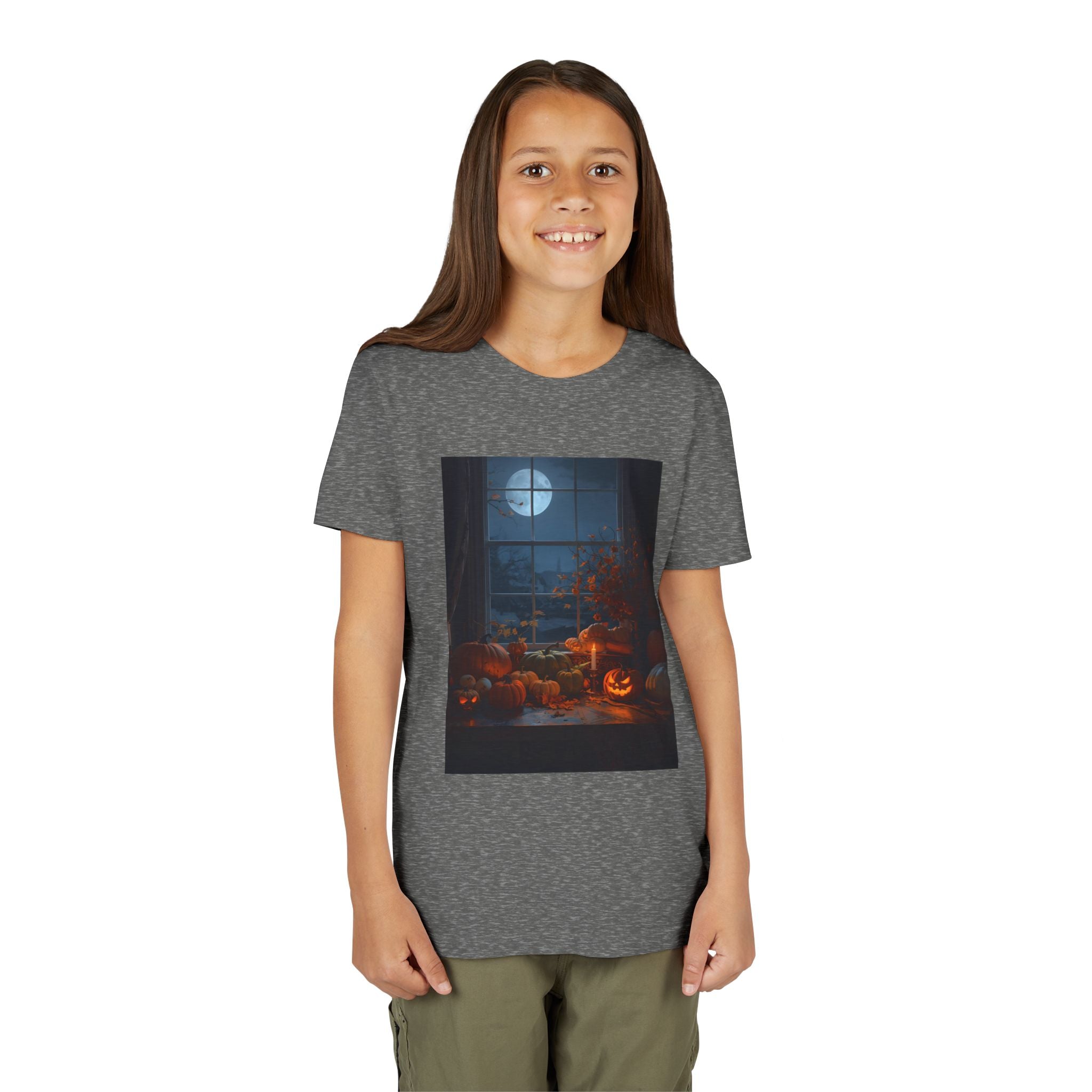 Halloween Pumpkin Youth Short Sleeve Tee