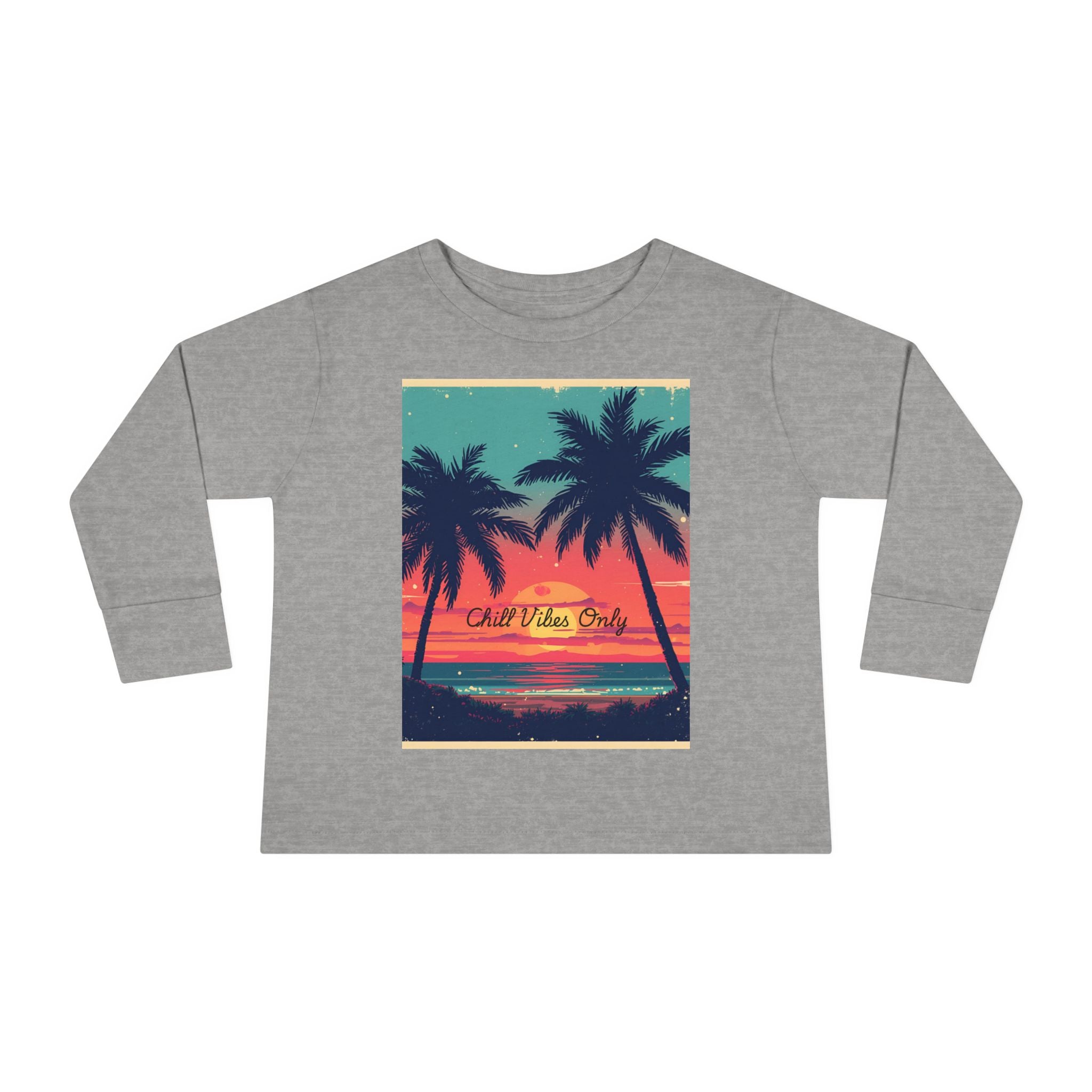 Tropical Sunset Toddler Long Sleeve Tee
