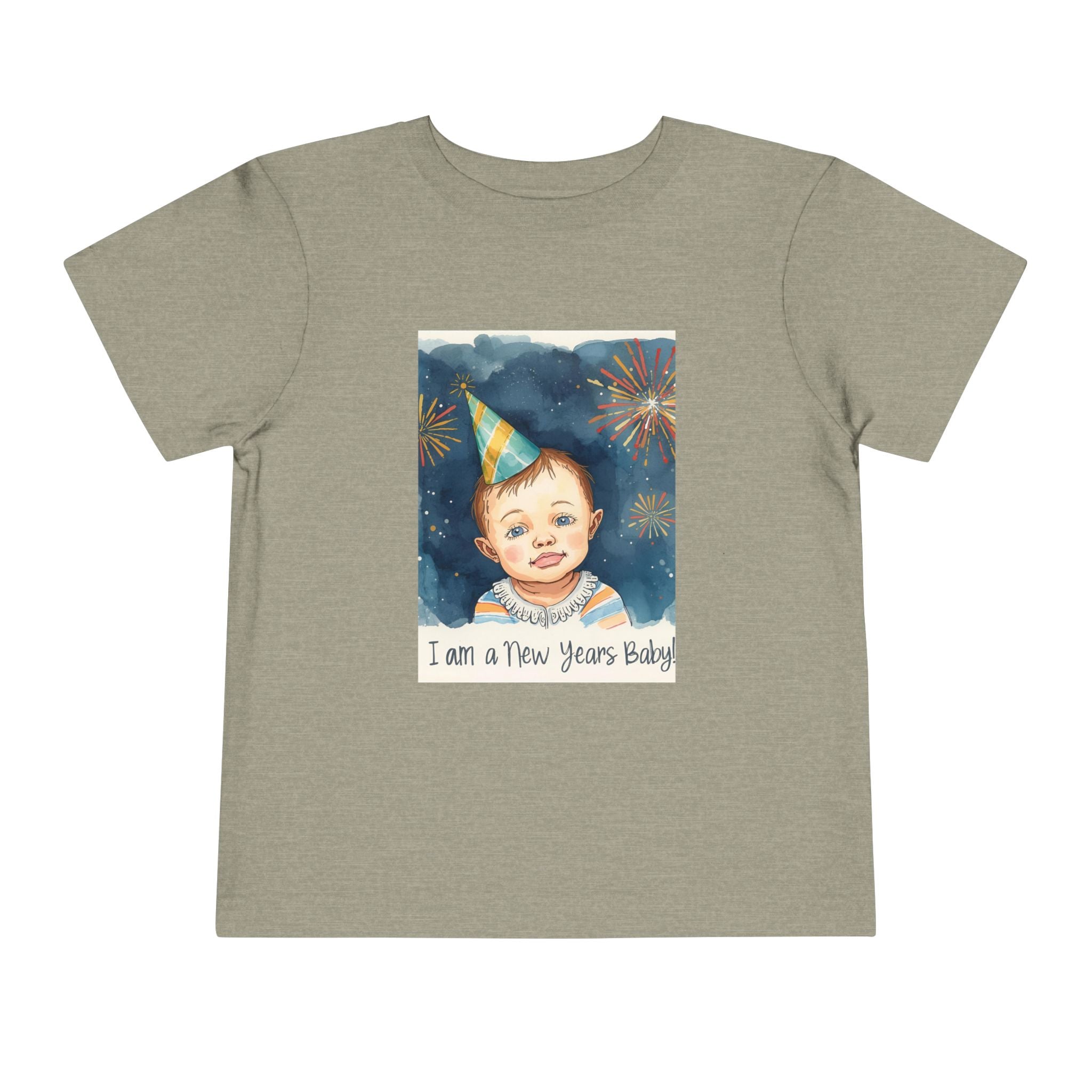 I Am A New Years Baby Toddler Short Sleeve Tee