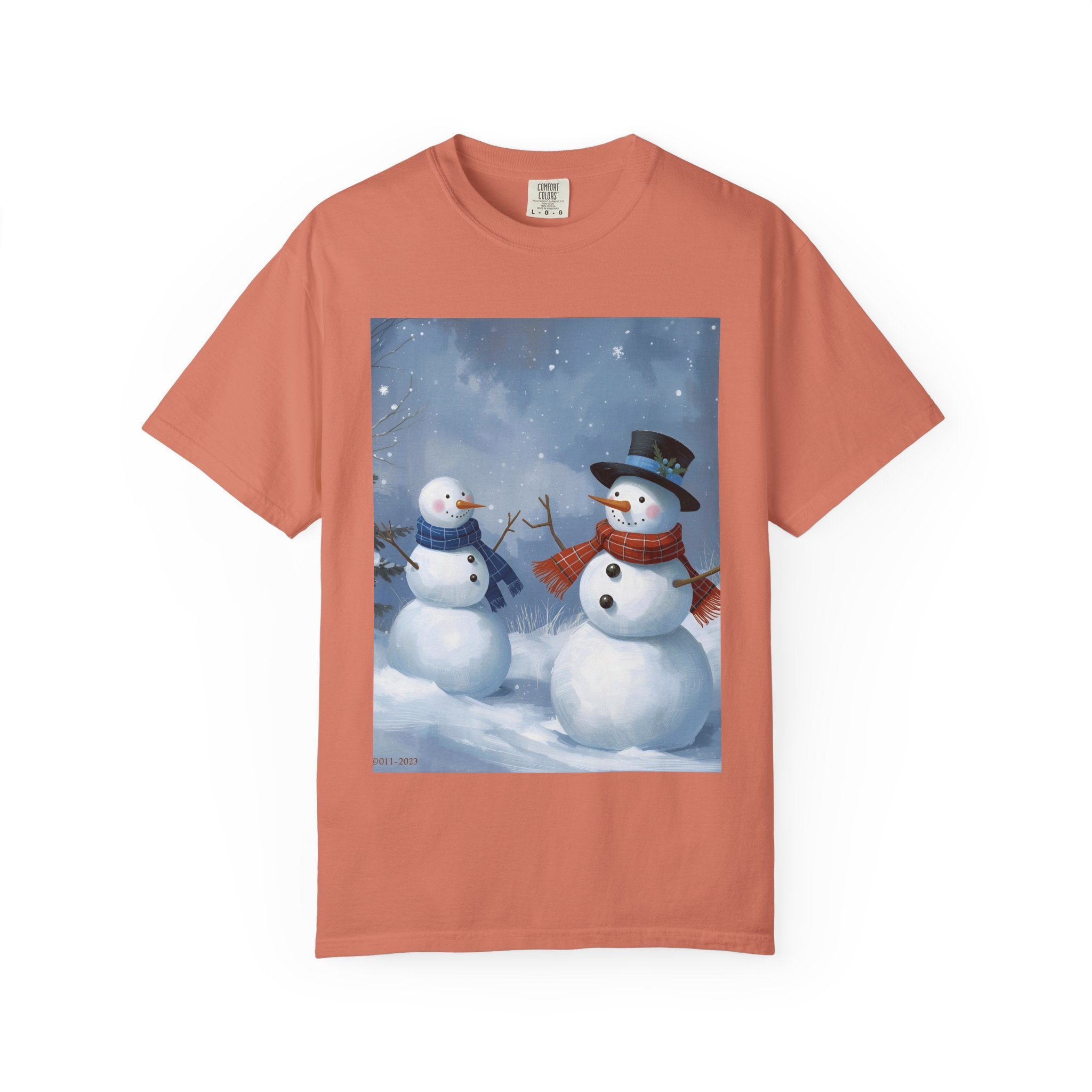 Christmas Snowman Family T-Shirt, Holiday Gift, Cozy Tee, Unisex Snowman Shirt, Festive Apparel, Winter Celebration Wear