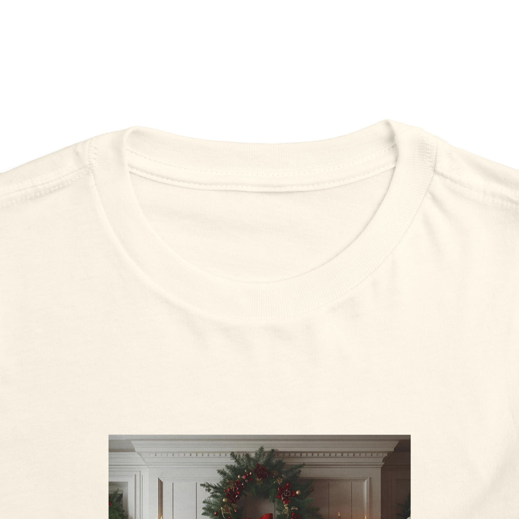 Cozy Christmas Toddler Tee, Holiday Kids Shirt, Cute Winter Tee, Toddler Christmas Outfit, Festive Short Sleeve Shirt