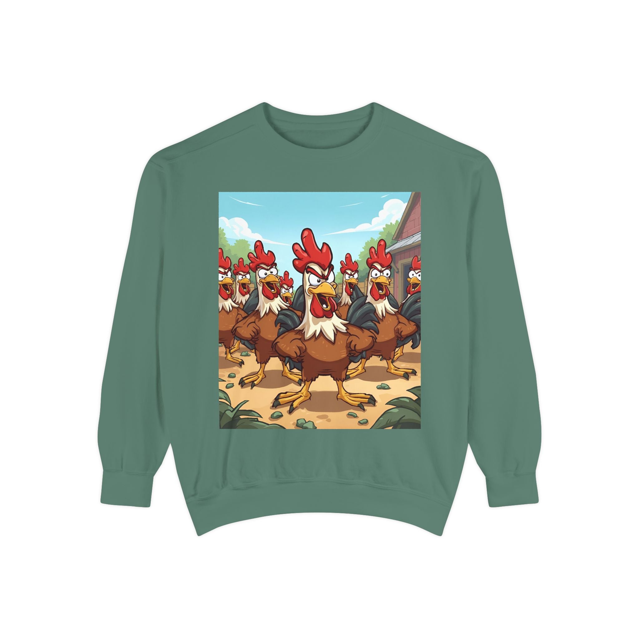 Chicken Funny Unisex Garment-Dyed Sweatshirt
