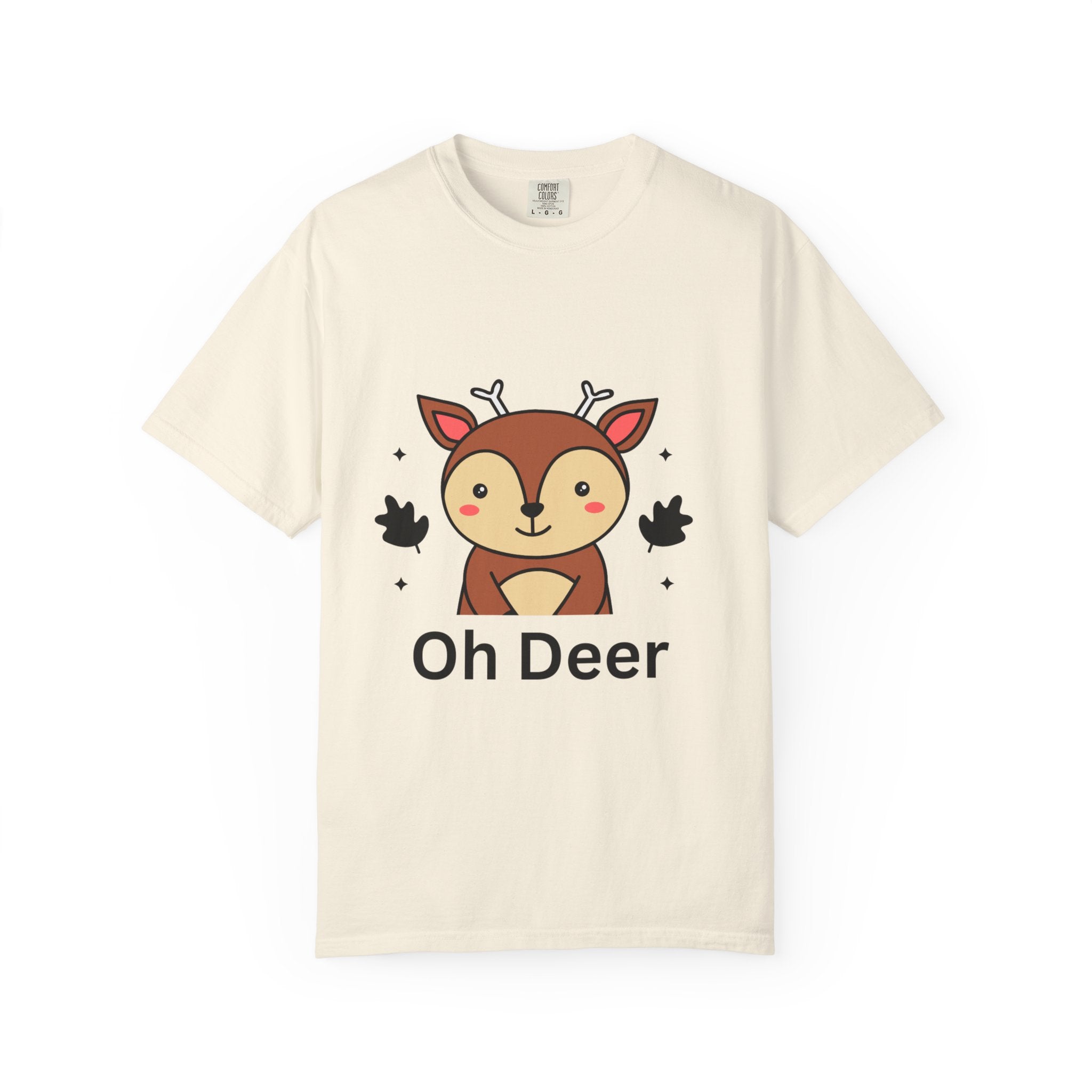 Cute 'Oh Deer' Unisex T-Shirt, Funny Animal Tee, Gift for Animal Lovers, Perfect for Birthdays and Holidays, Casual Wear