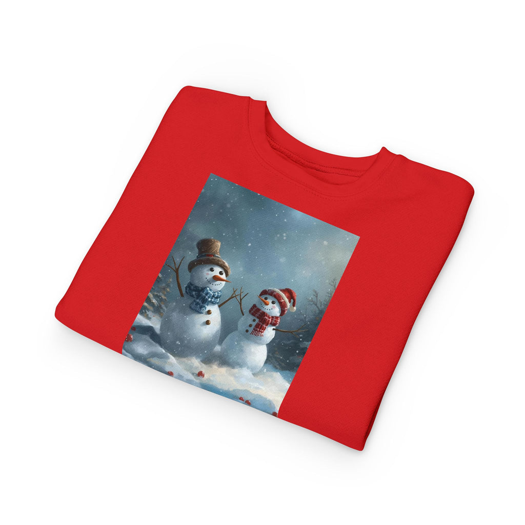 Christmas Snowman Toddler Sweatshirt