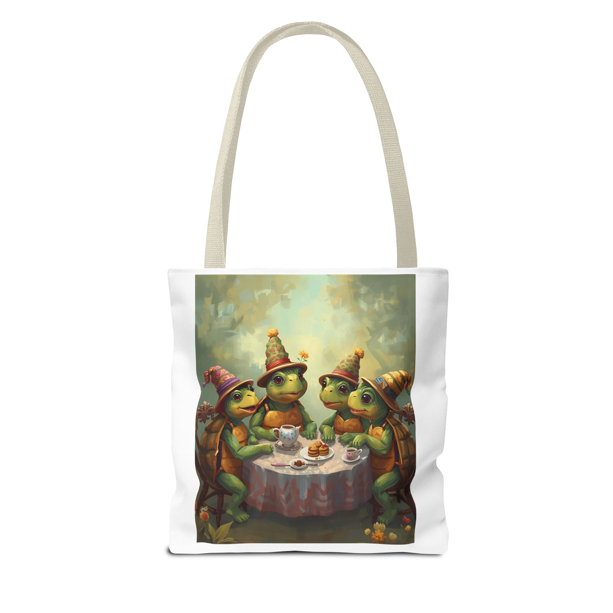 Cute Frogs Tote Bag (AOP)