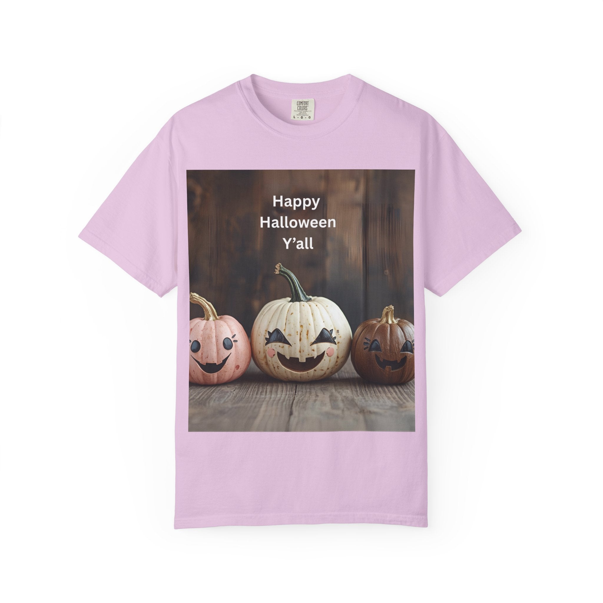 Happy Halloween Unisex T-Shirt, Casual Fall Tee, Halloween Gift, Pumpkin Shirt, Autumn Apparel, Holiday Style