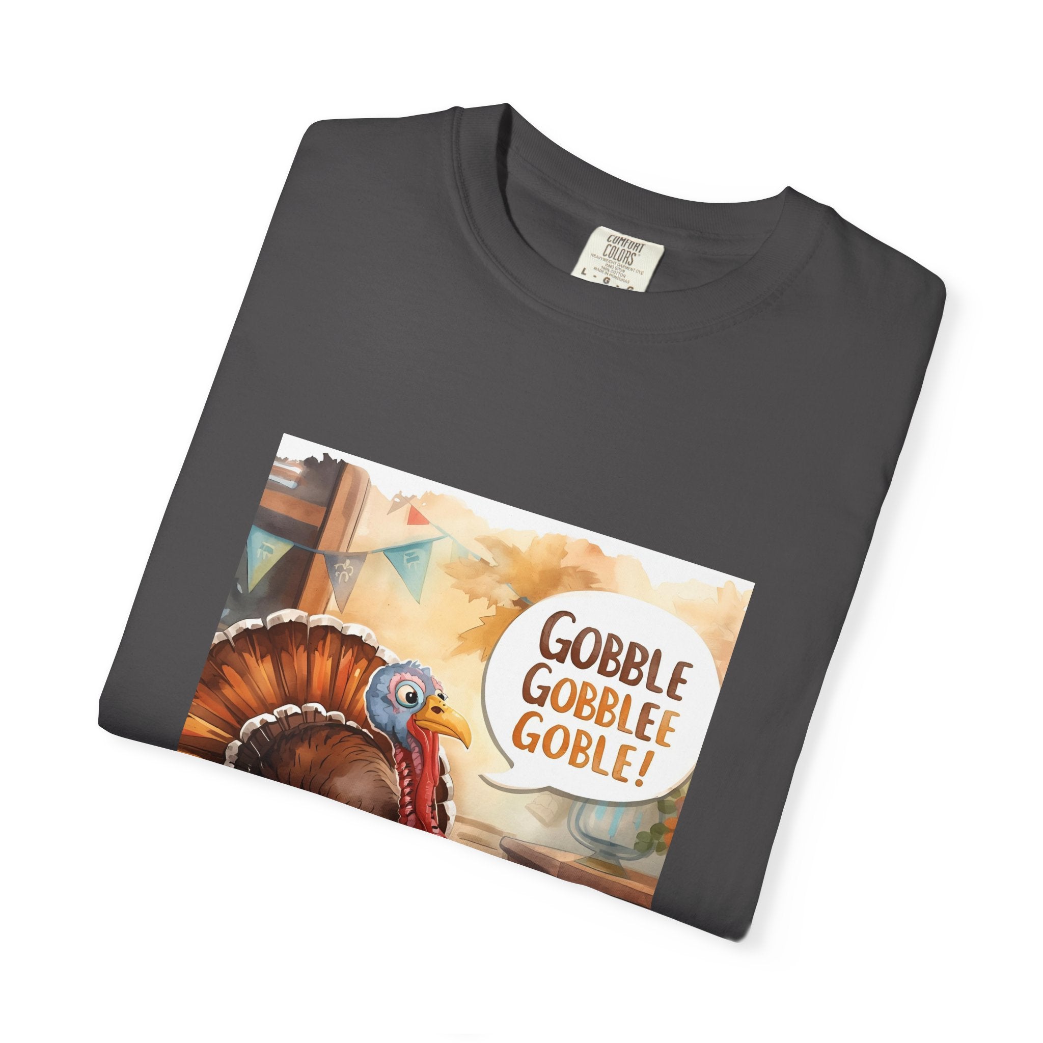 Thanksgiving Turkey T-Shirt | Gobble Gobble Graphic Tee | Fall Apparel, Holiday Gift, Casual Wear, Unisex Style, Autumn Collection