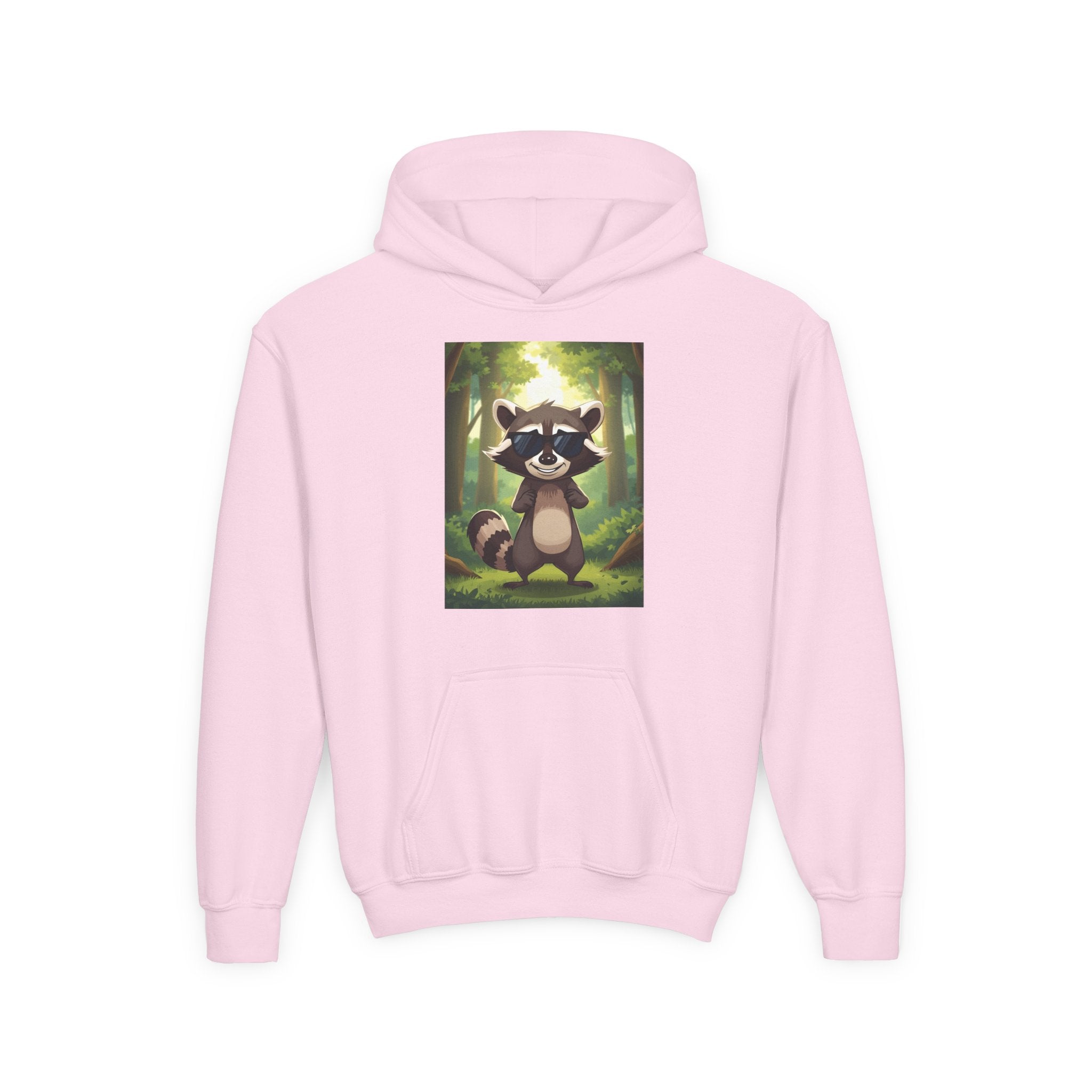Raccoon Youth Heavy Blend Hooded Sweatshirt