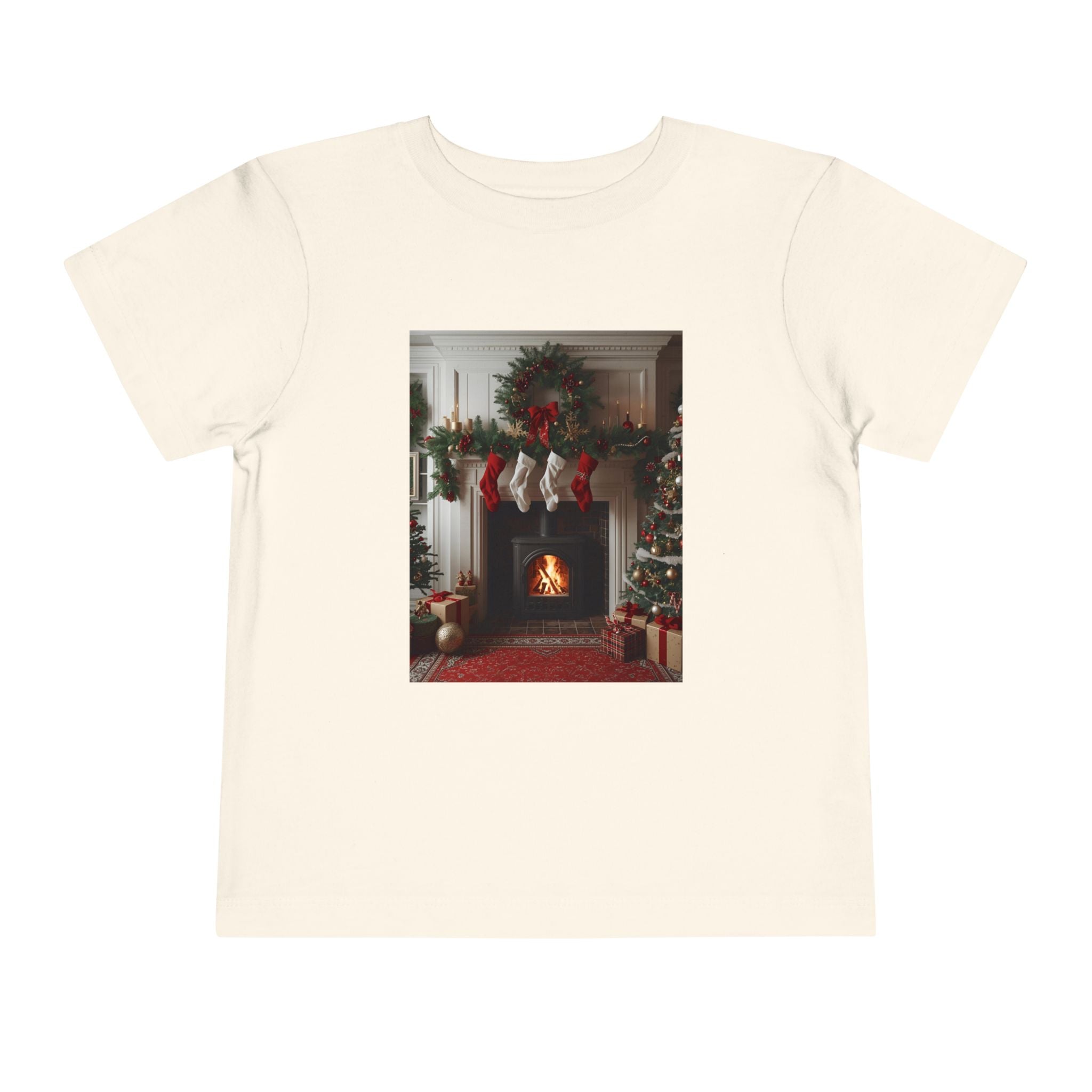 Cozy Christmas Toddler Tee, Holiday Kids Shirt, Cute Winter Tee, Toddler Christmas Outfit, Festive Short Sleeve Shirt