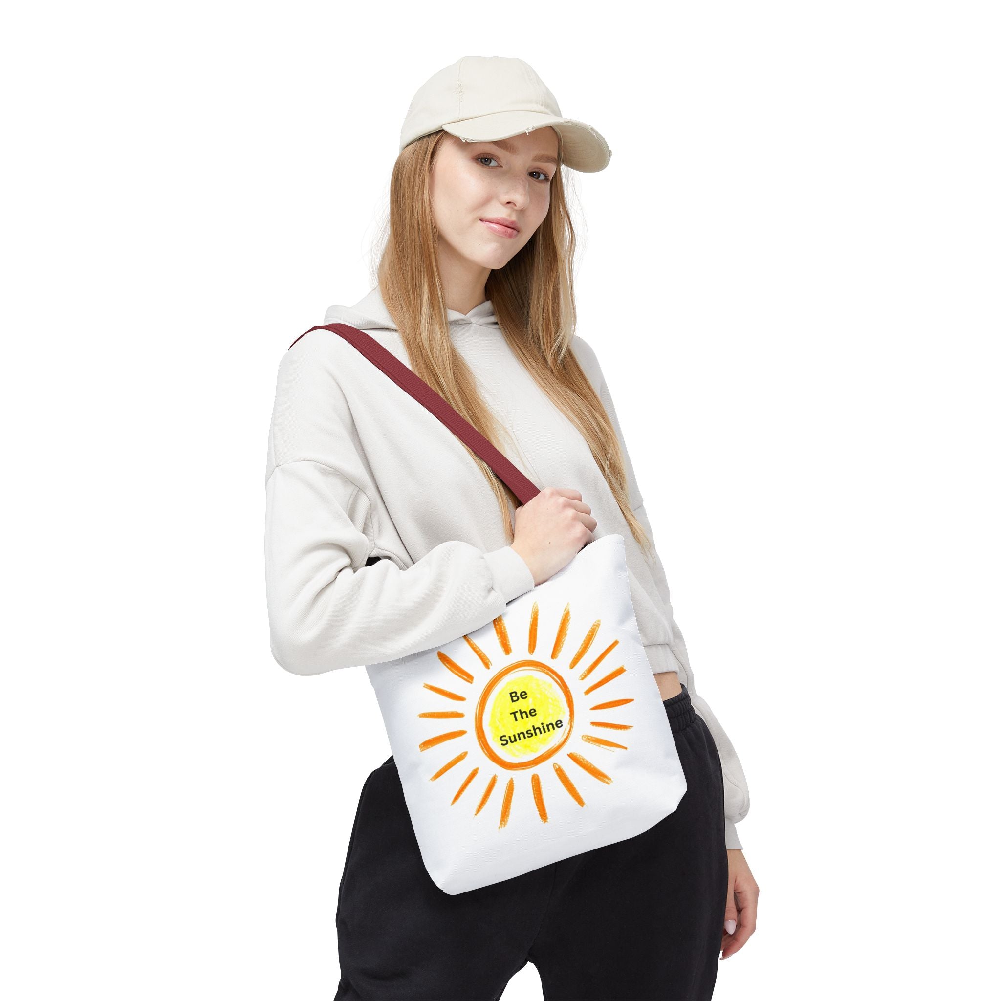 Be the Sunshine Tote Bag | Bright Motivational Bag, Eco-Friendly Shopping Tote, Summer Gift, Inspirational Beach Bag, Unique Accessories