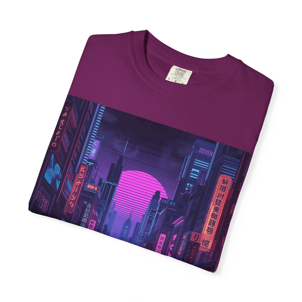 Futuristic City Unisex T-Shirt, Trendy Graphic Tee, Streetwear Style, Perfect for Gifts, Casual Wear, Summer Vibes
