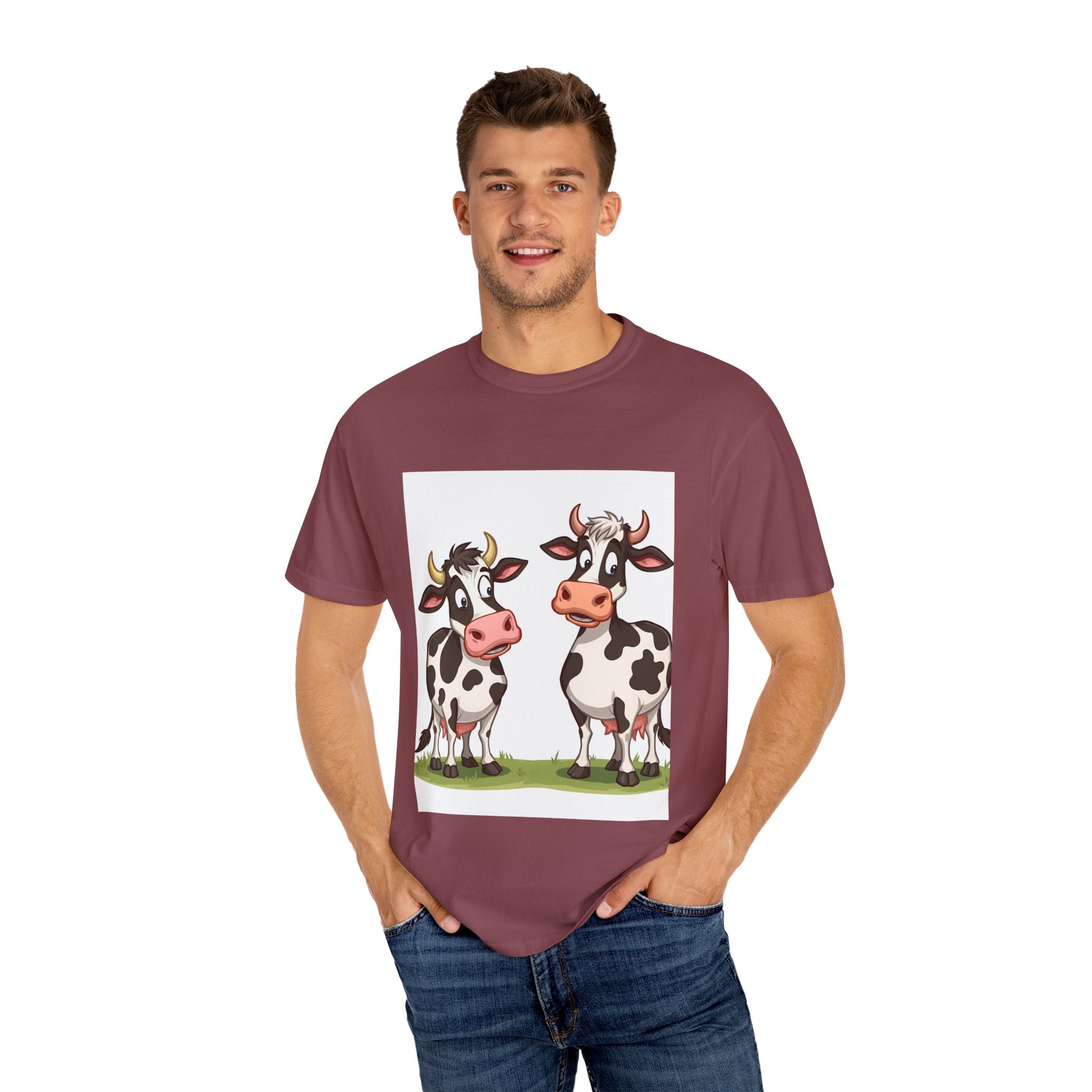 Cute Cow Graphic Unisex T-Shirt - Fun Farm Animal Tee, Gift for Cow Lovers, Casual Graphic Tee, Cute Animal Apparel, Farmhouse Style [...]