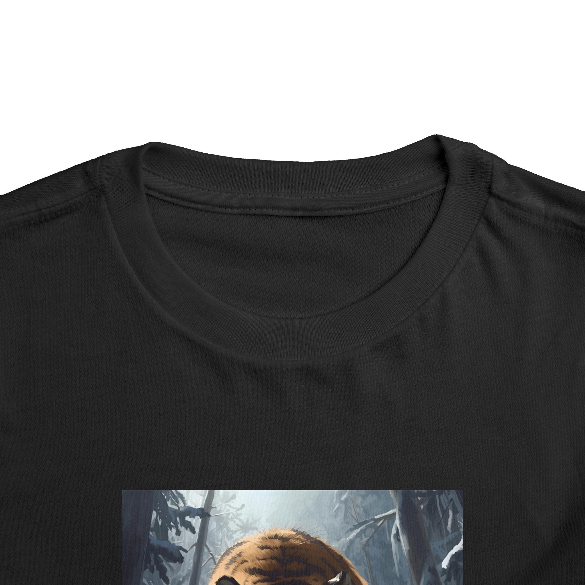 Tiger Roar Snow Toddler Short Sleeve Tee