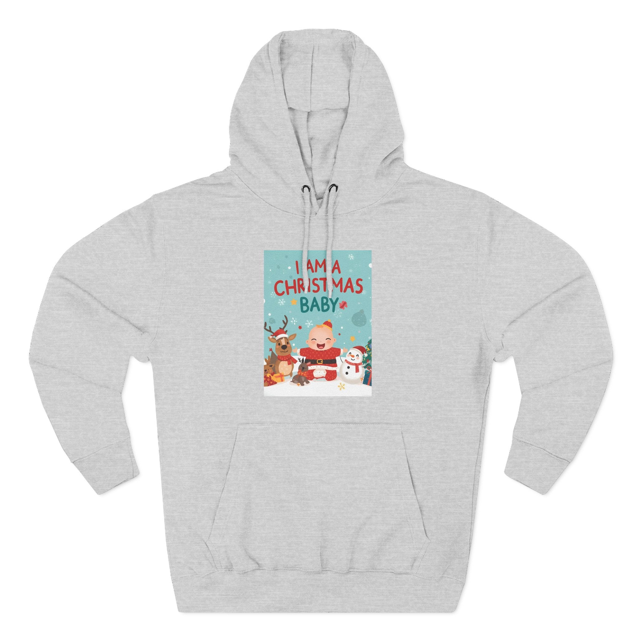 Chrstmas Three-Panel Fleece Hoodie