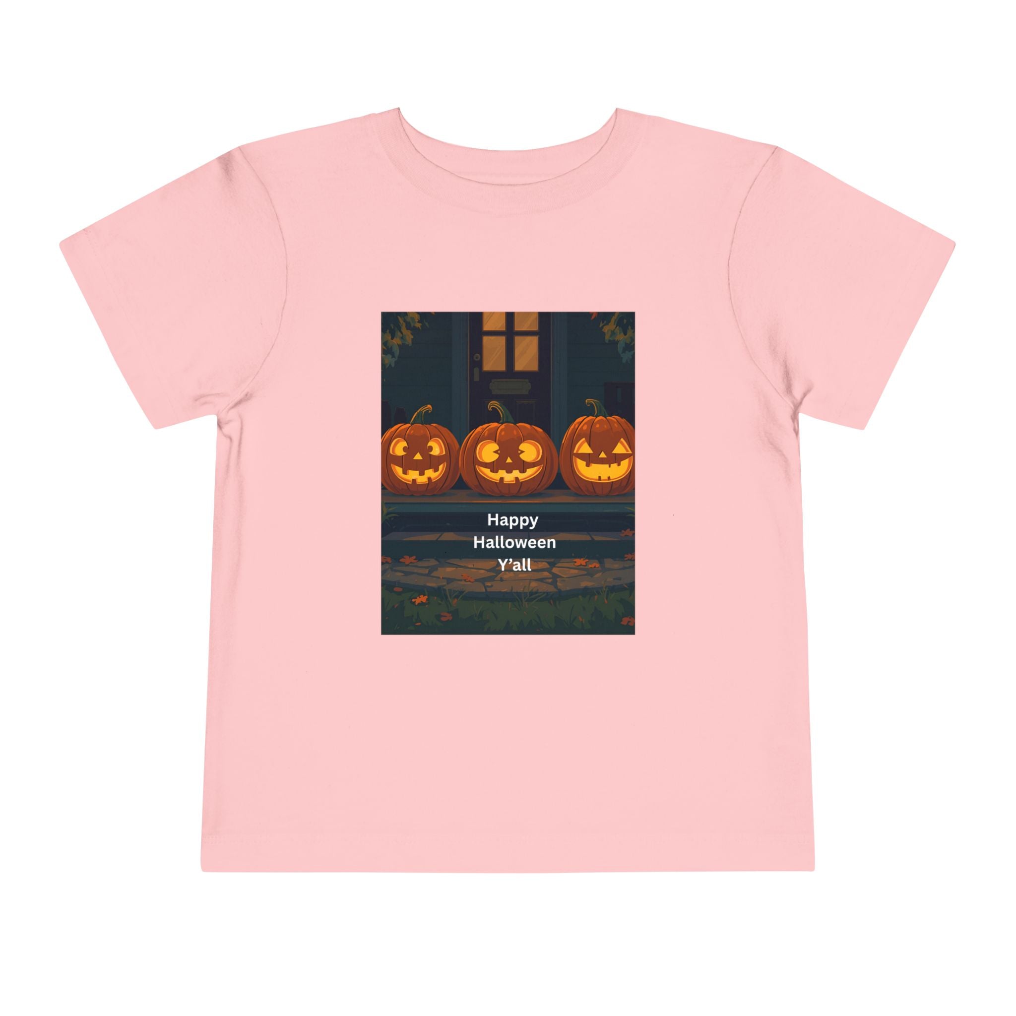 Spooky Pumpkin Toddler Short Sleeve Tee