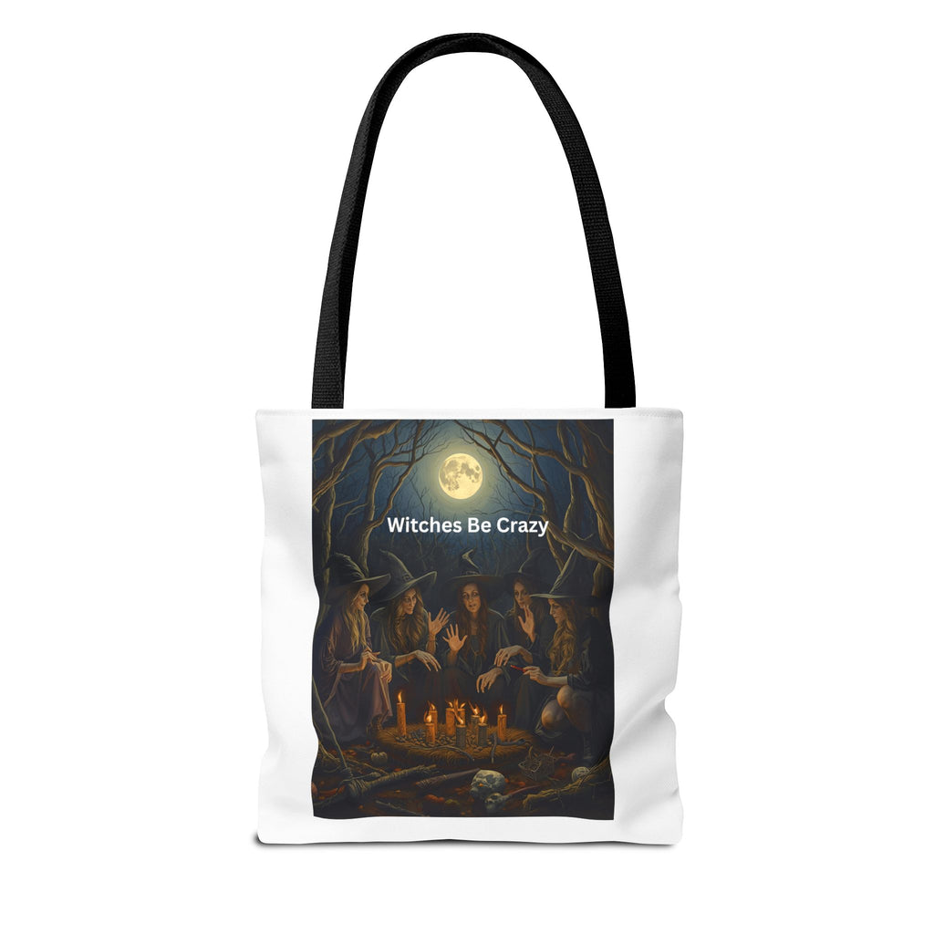 Spooky Halloween Witchy Tote Bag for Spooky Vibes, Witches Be Crazy, Eco-Friendly Tote, Halloween Gift for Her, Magical Shopping Bag, Gifts for Witches