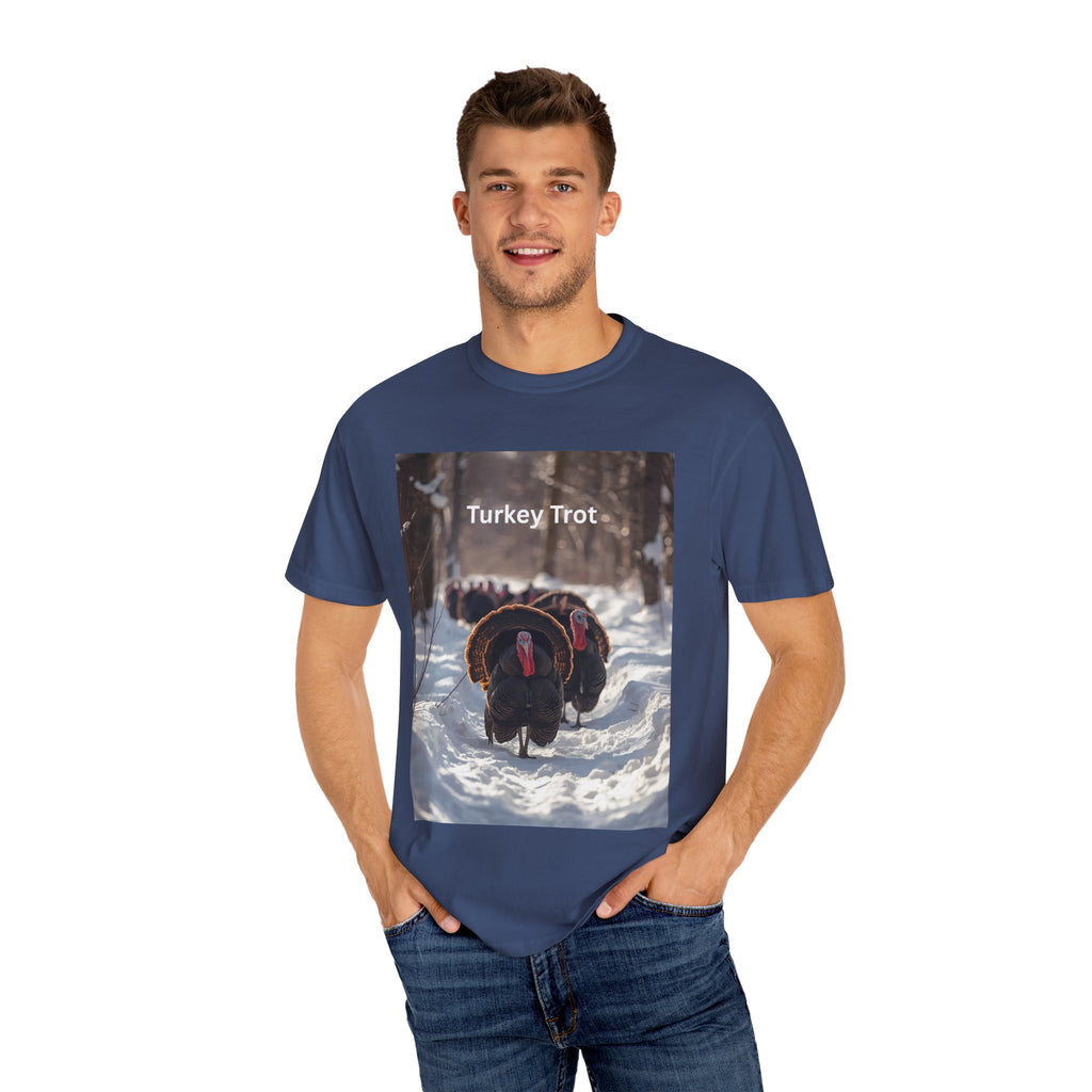 Turkey Trot Unisex T-Shirt, Casual Tee, Thanksgiving Apparel, Outdoor Fun Shirt, Festival Wear, Holiday Gift Idea