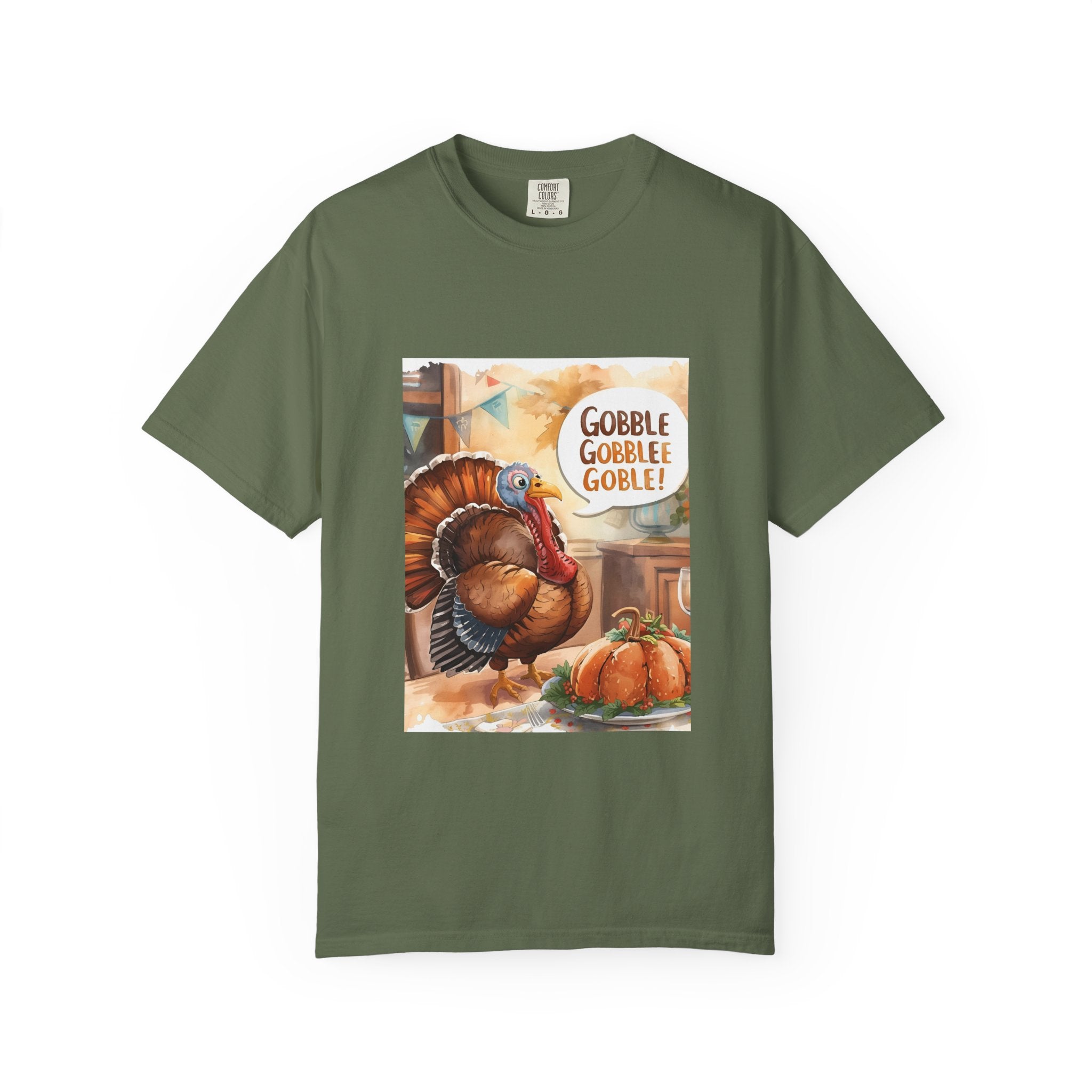 Thanksgiving Turkey T-Shirt | Gobble Gobble Graphic Tee | Fall Apparel, Holiday Gift, Casual Wear, Unisex Style, Autumn Collection