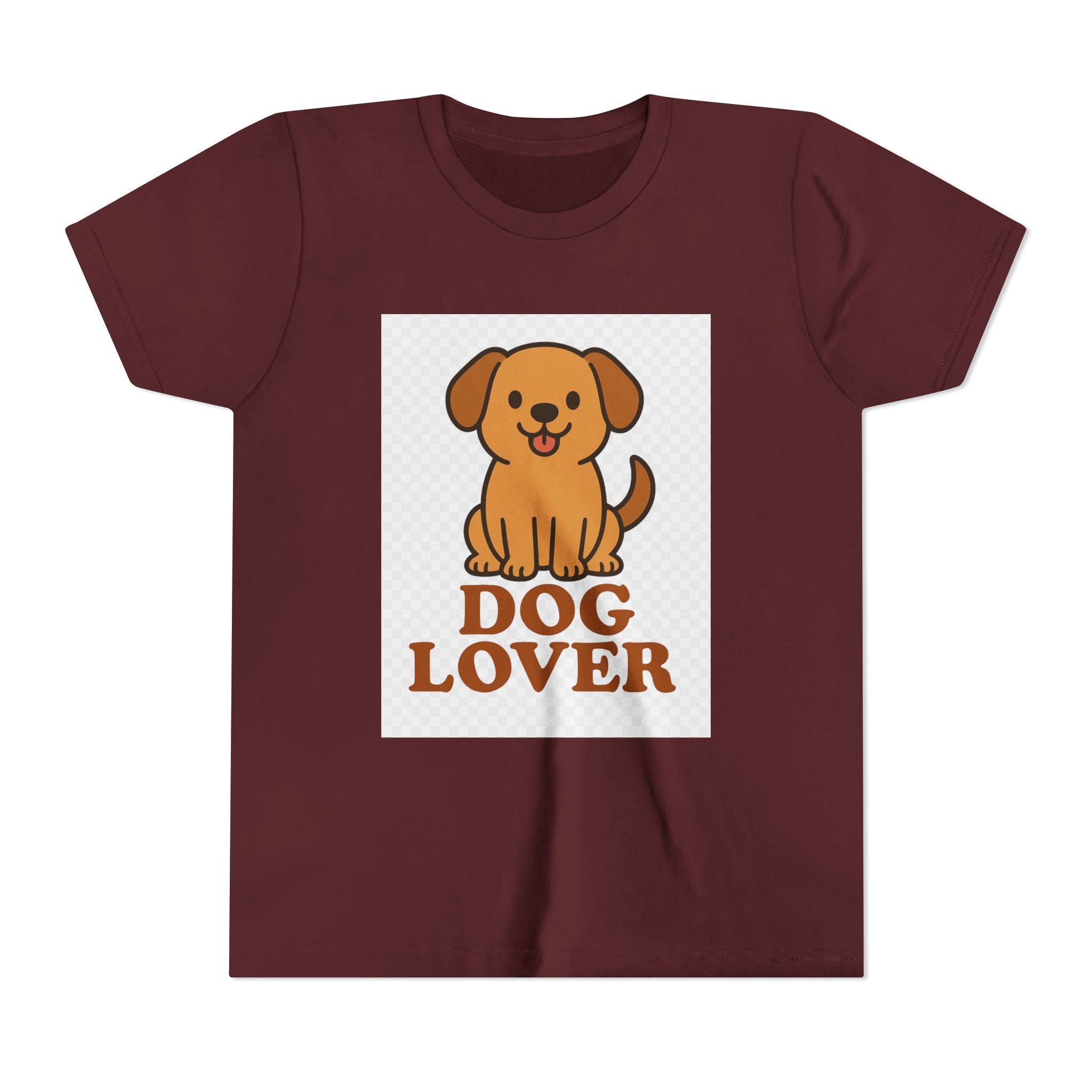 Cute Dog Lover Youth T-Shirt, Pet Lover Gift, Animal Tee, Kids Dog Shirt, Birthday Present for Kids, Fun Youth Apparel