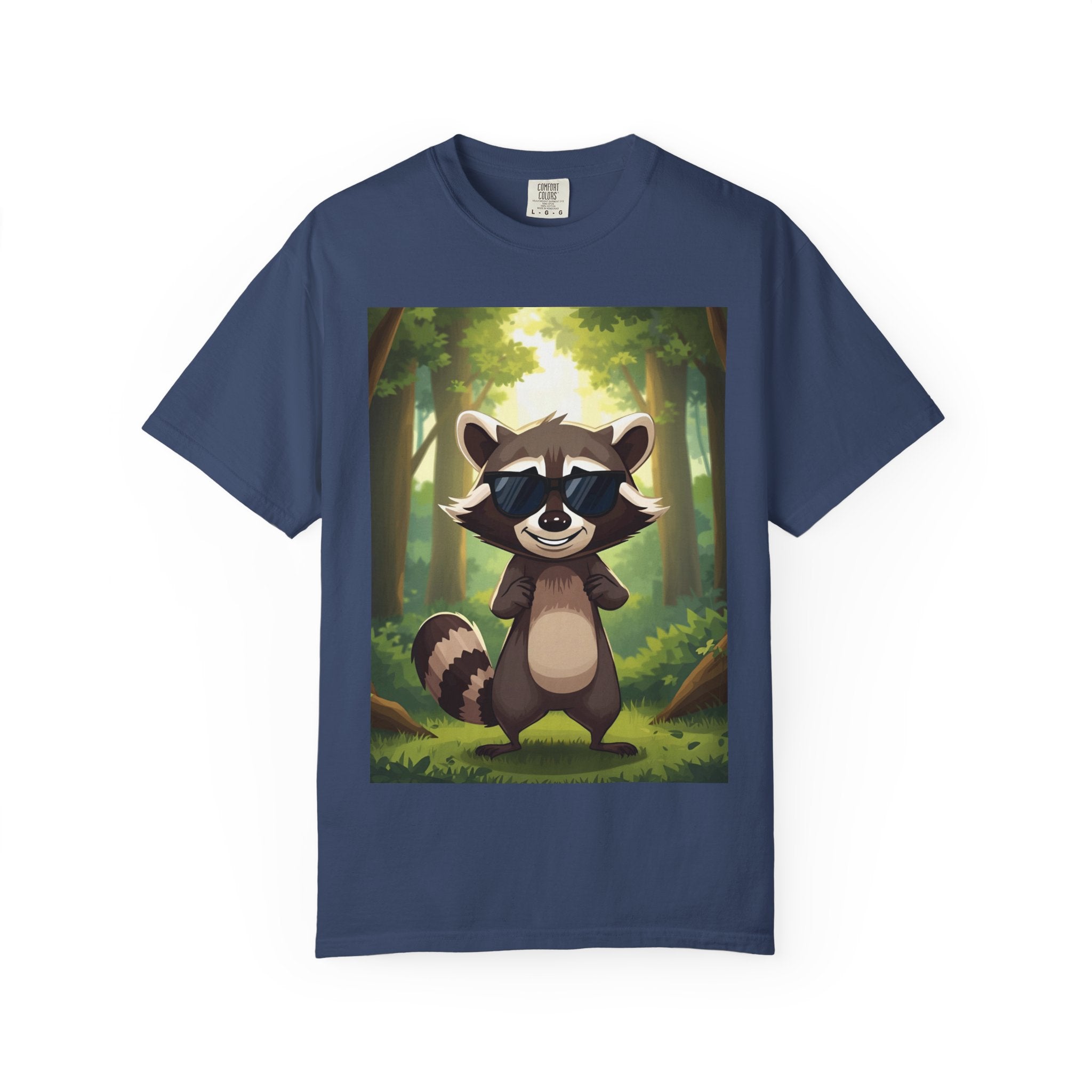 Whimsical Raccoon T-Shirt, Fun Nature Tee, Unisex Forest Shirt, Gift for Animal Lovers, Cute Wildlife Apparel