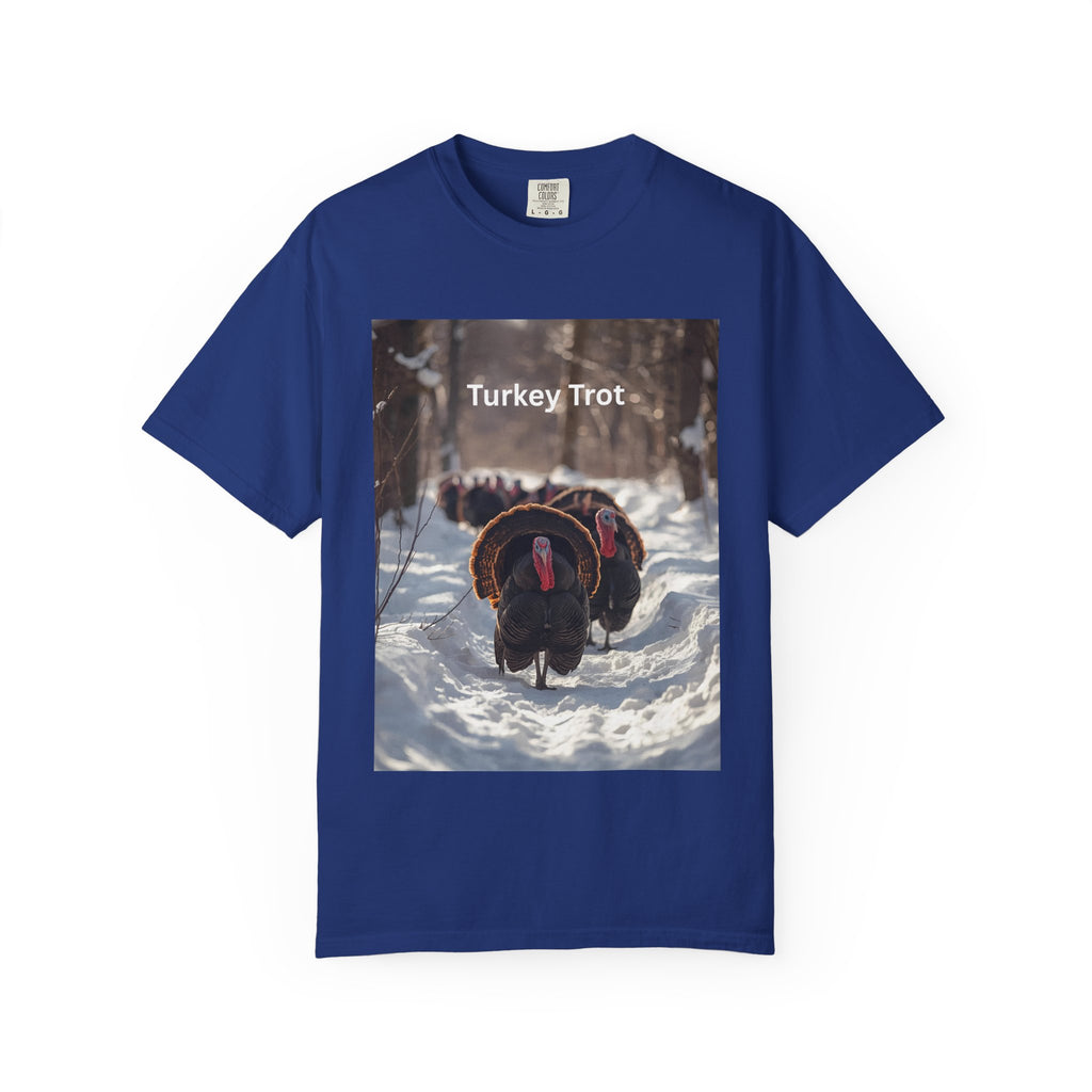 Turkey Trot Unisex T-Shirt, Casual Tee, Thanksgiving Apparel, Outdoor Fun Shirt, Festival Wear, Holiday Gift Idea