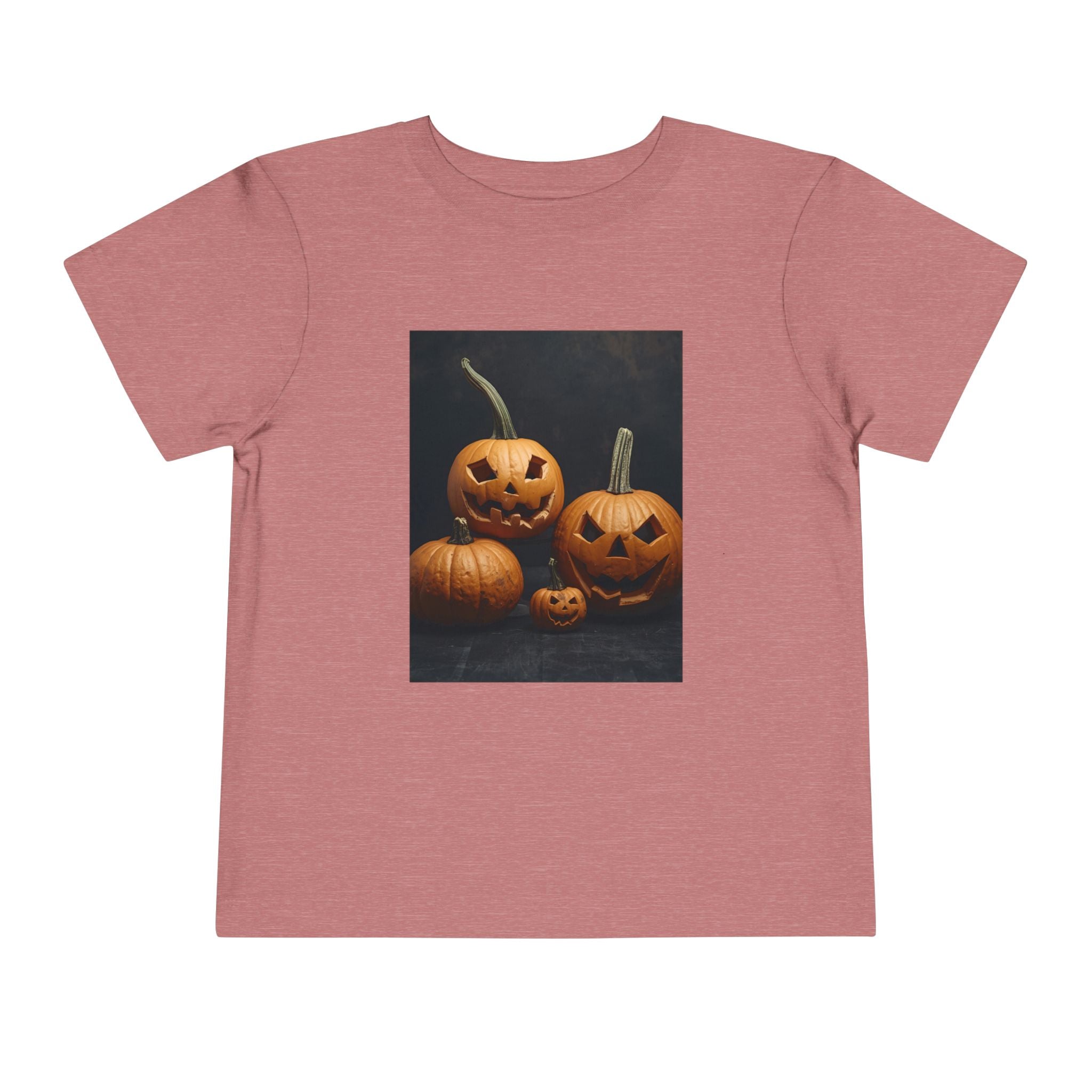 Spooky Halloween Pumpkin Toddler Short Sleeve Tee