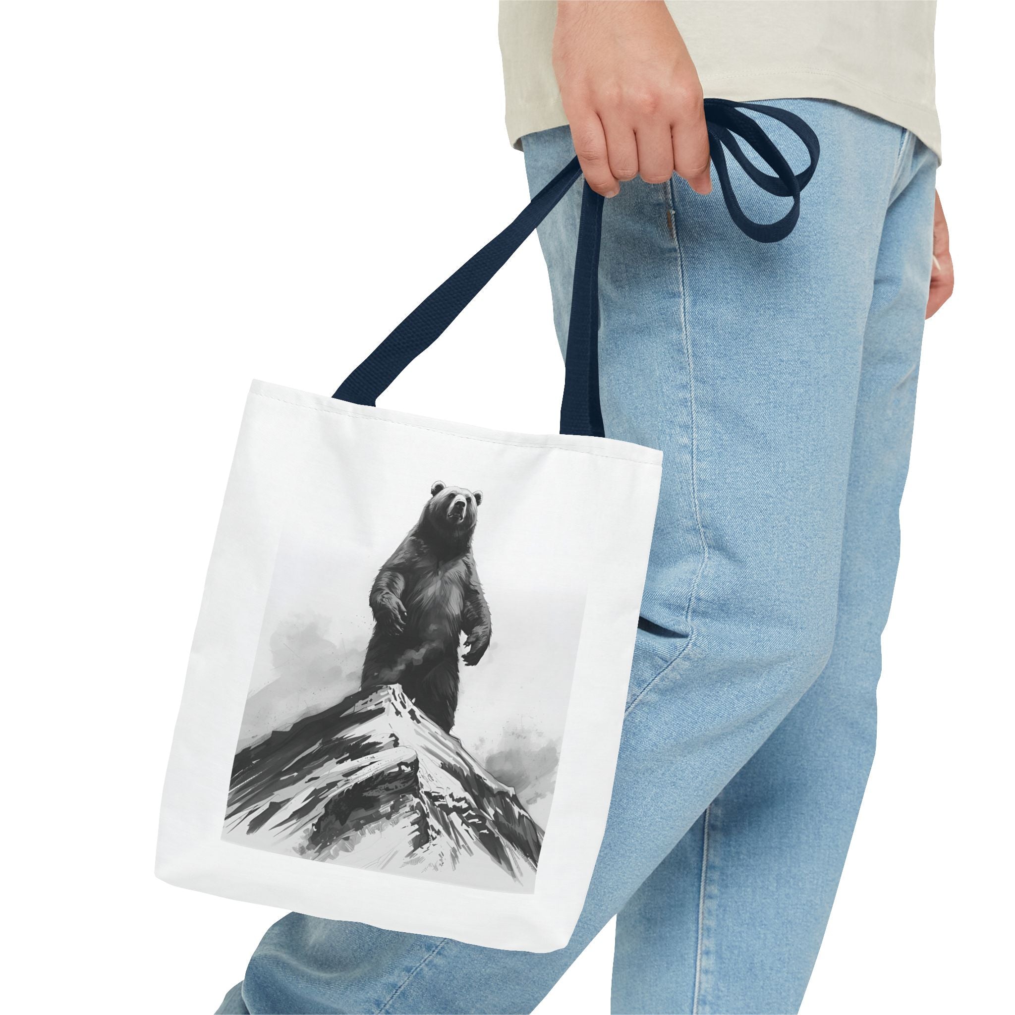 Bear Mountain Snow Tote Bag (AOP)