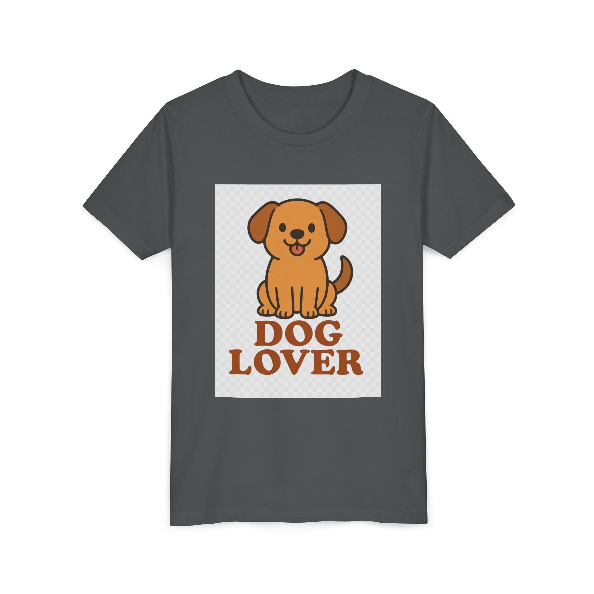 Cute Dog Lover Youth T-Shirt, Pet Lover Gift, Animal Tee, Kids Dog Shirt, Birthday Present for Kids, Fun Youth Apparel