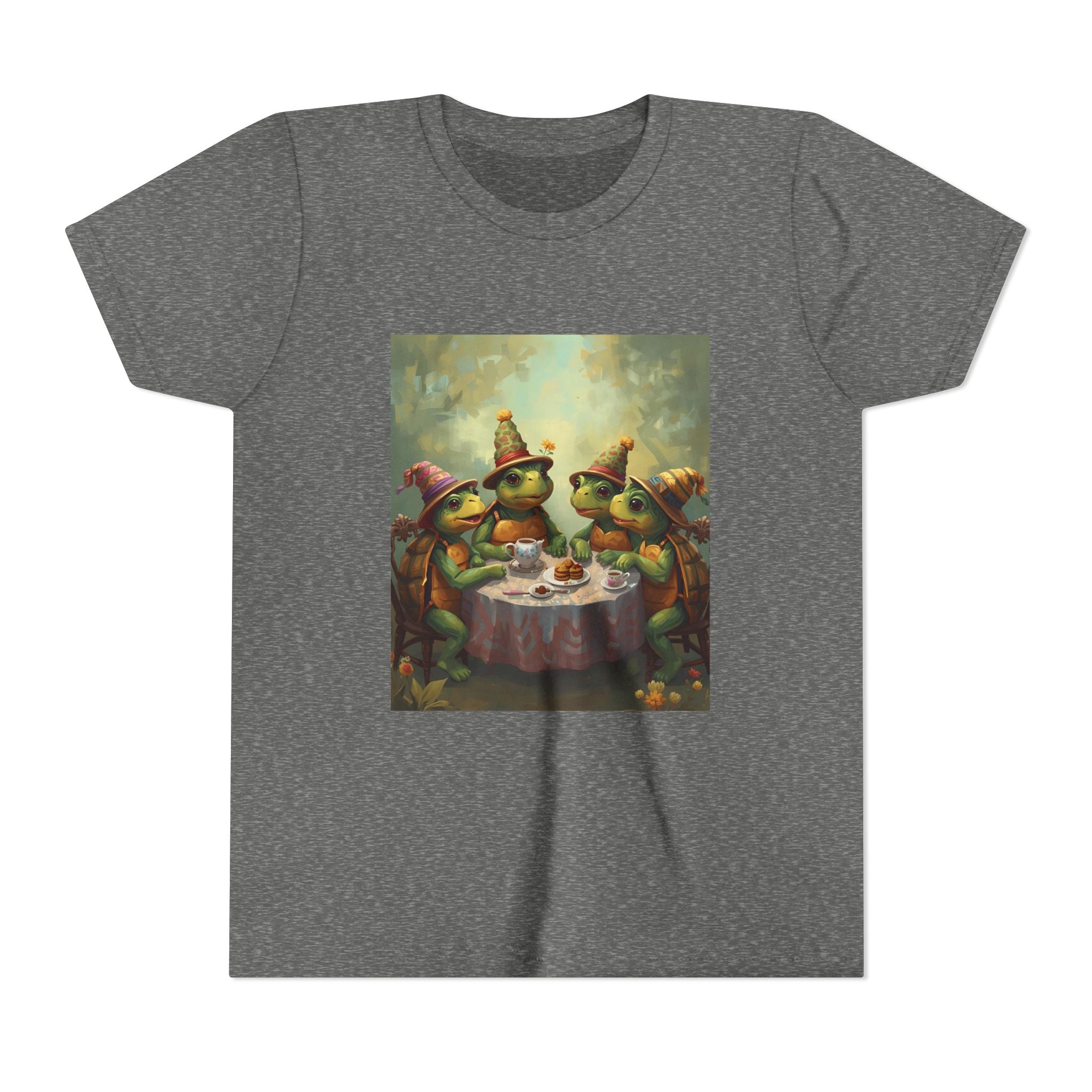 Whimsical Turtle Youth Short Sleeve Tee
