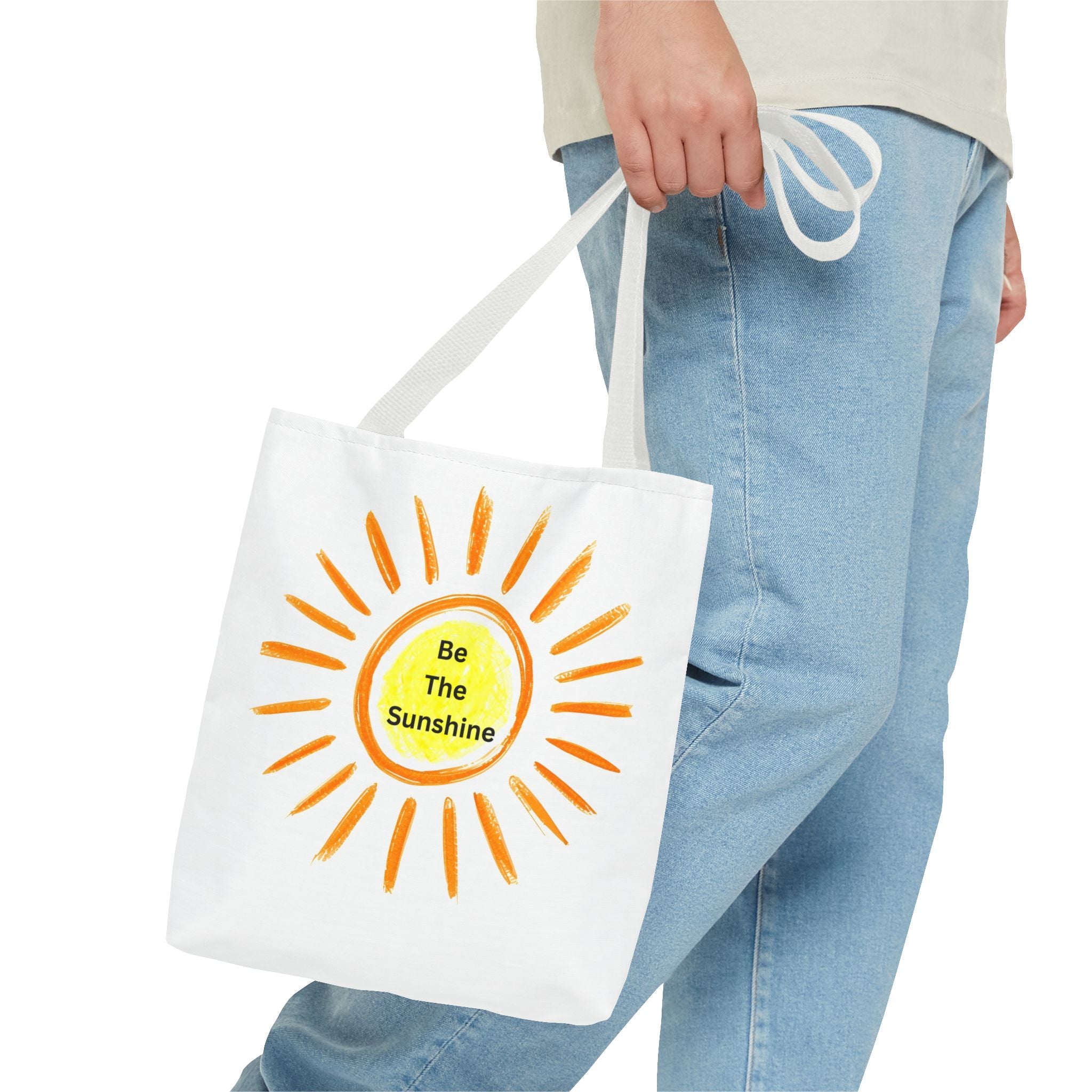 Be the Sunshine Tote Bag | Bright Motivational Bag, Eco-Friendly Shopping Tote, Summer Gift, Inspirational Beach Bag, Unique Accessories