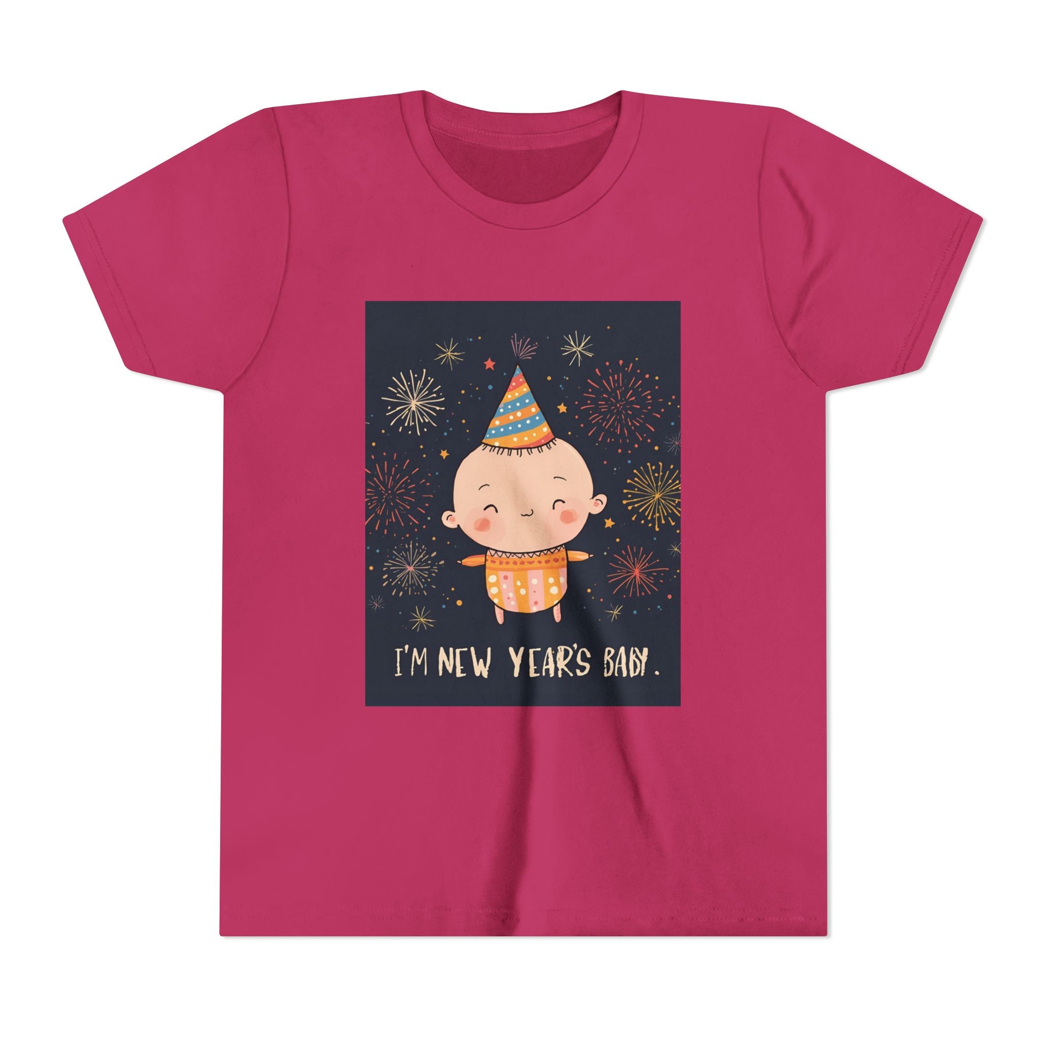I Am A New Years Baby Youth Short Sleeve Tee