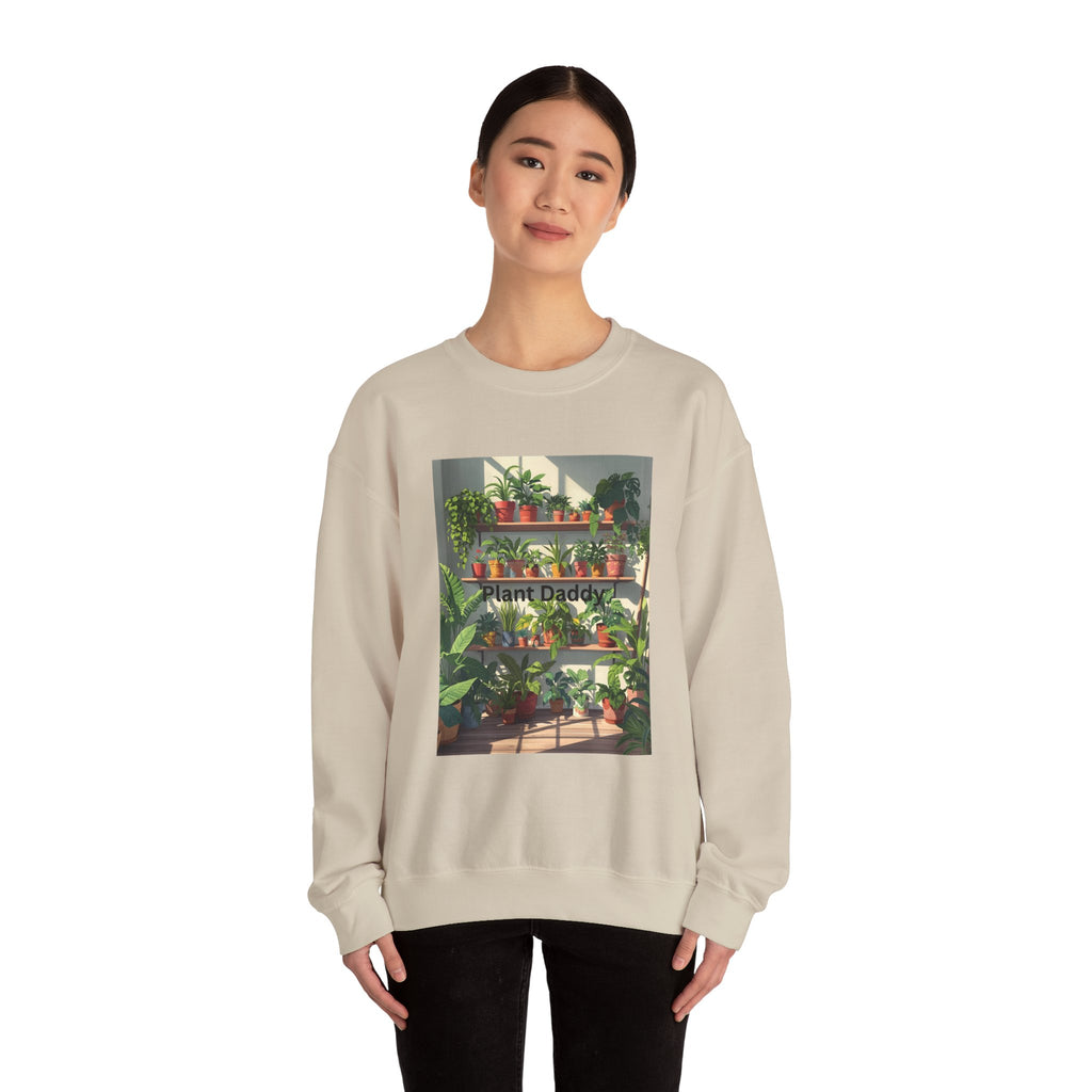 Plant Daddy Sweatshirt, Unisex Gardening Crewneck, Perfect Gift for Plant Lovers, Cozy Indoor Wear, Houseplant Enthusiast Apparel