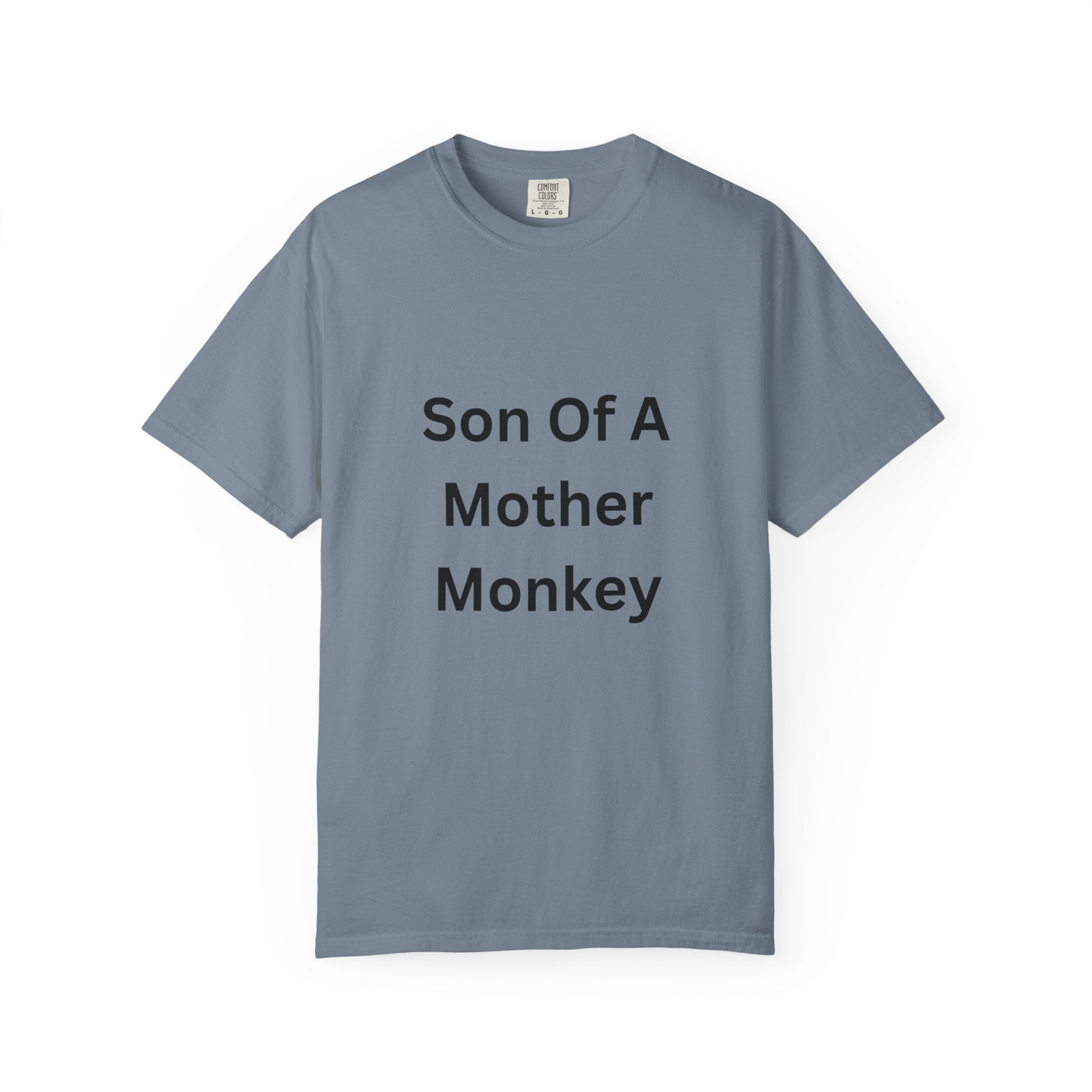 Unisex Humor T-shirt - "Son Of A Mother Monkey" - Funny Gift for Moms, Casual Wear, Birthday Gift, Eco-Friendly Tee, Unique Gift Idea