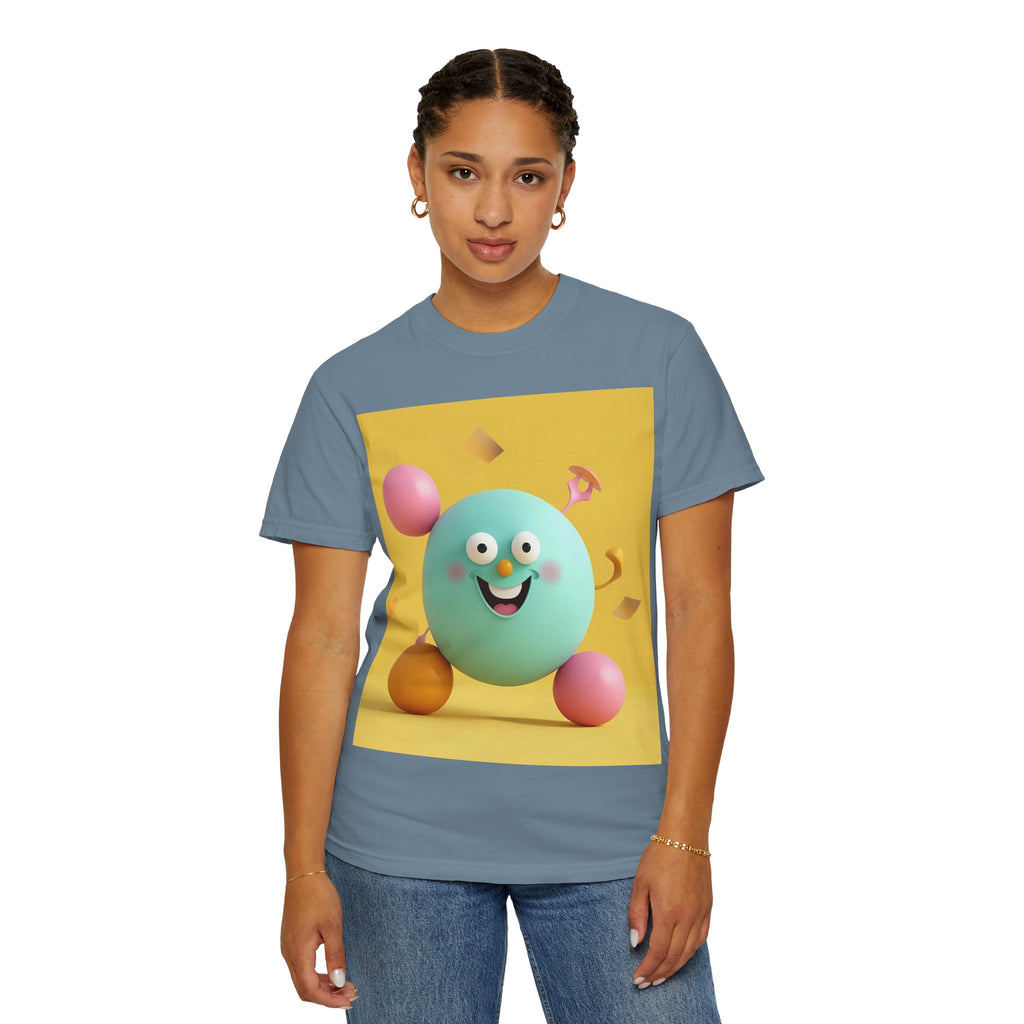 Playful Colorful Cartoon T-Shirt for Fun-Loving Souls, Graphic Tee, Gift for Kids & Adults, Birthday Party Outfit, Casual Wear, Housewarming Gift