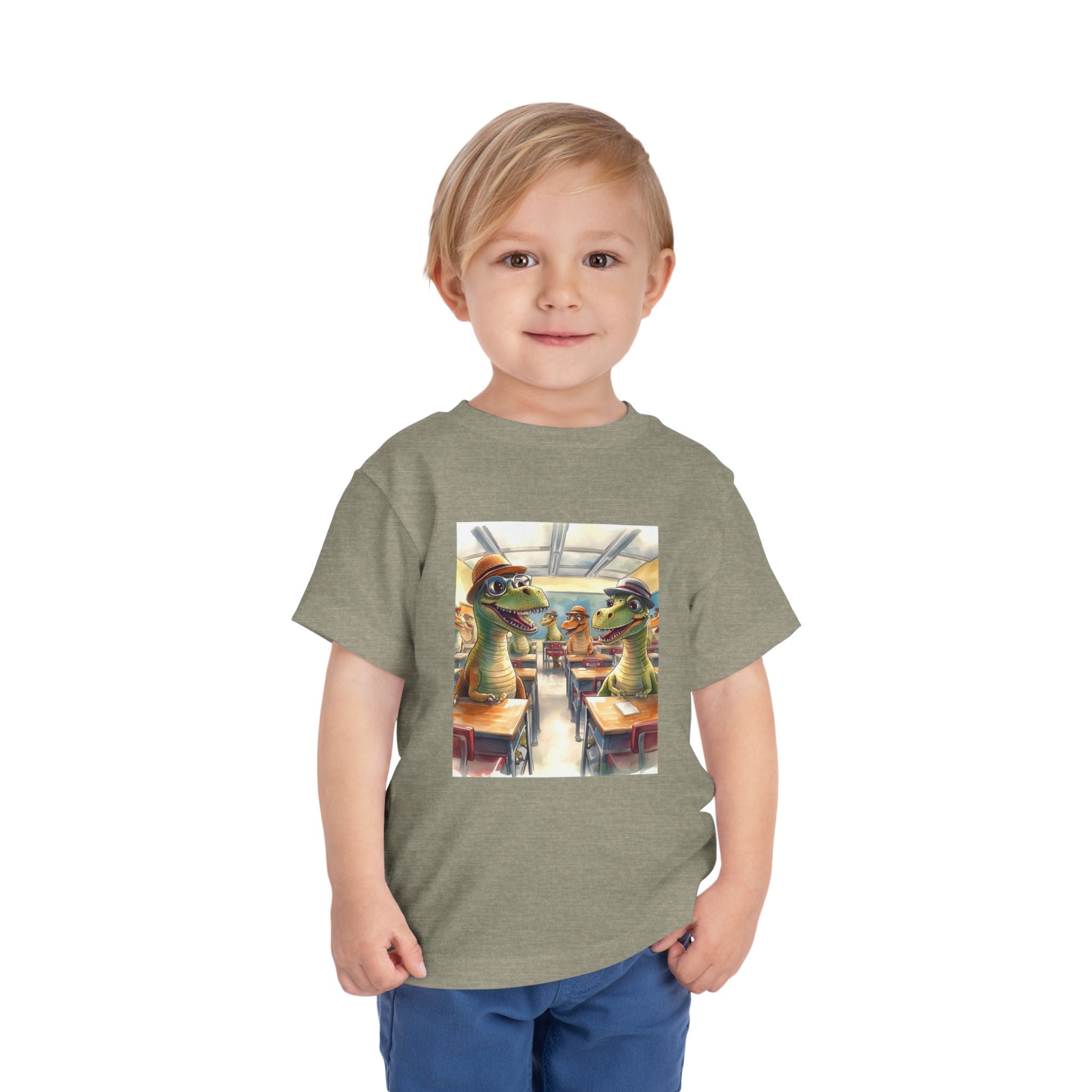 Dinosaur Classroom Toddler Tee - Fun Dino Shirt, Kids T-Shirt, Dinosaur Humor Tee, Cute Short Sleeve Top, Birthday Gift
