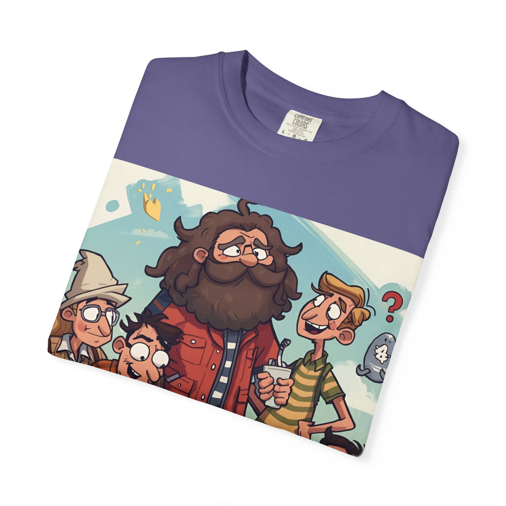 Charming Cartoon Graphic Tee, Fun Unisex T-shirt for Casual Wear, Unique Gift Ideas for Holidays, Family Gatherings, Cartoon Lovers, [...]
