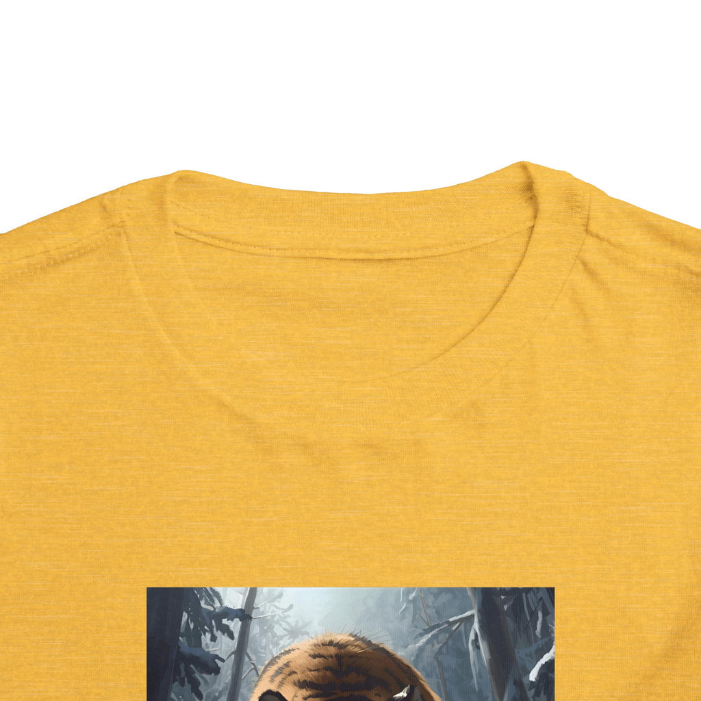 Tiger Roar Snow Toddler Short Sleeve Tee