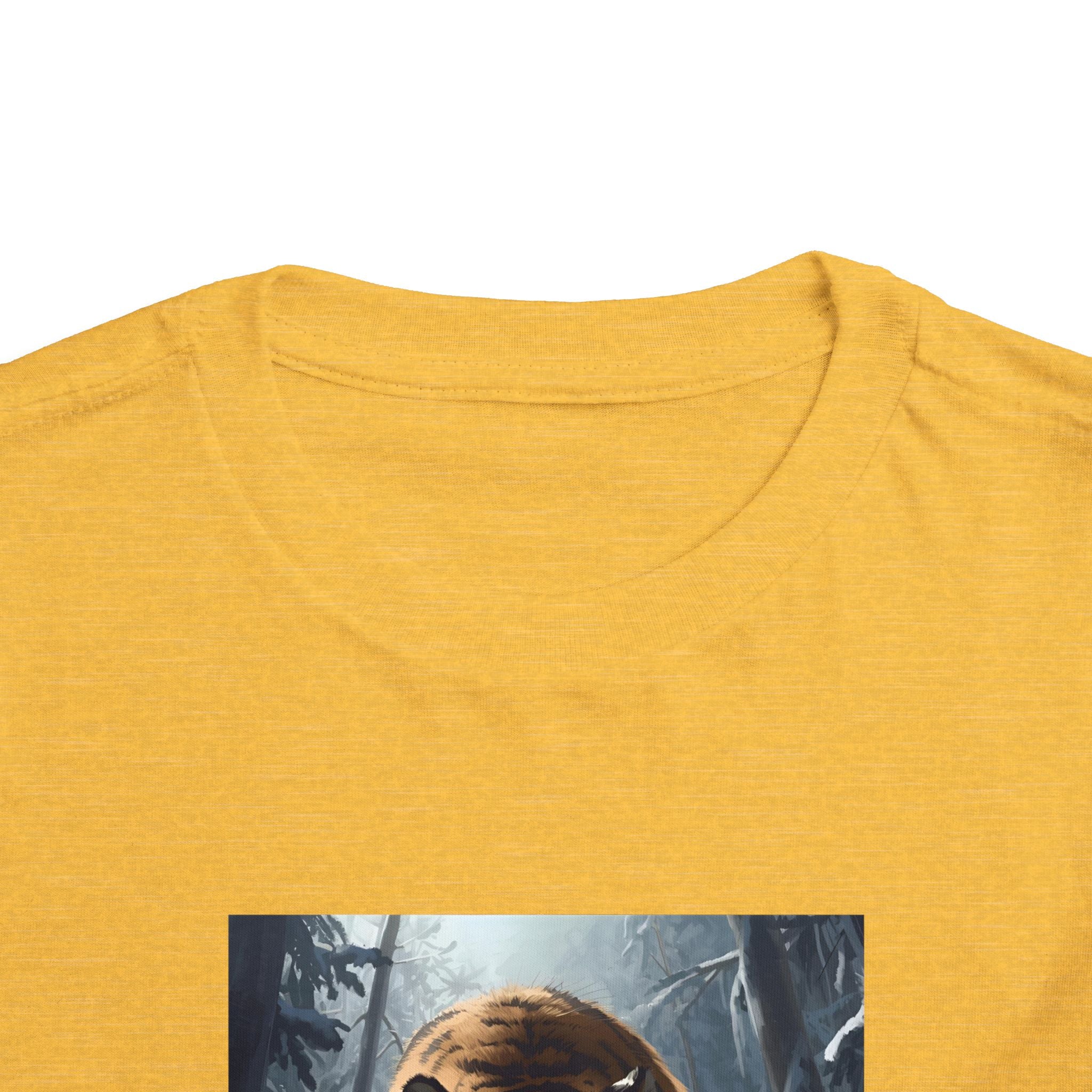 Tiger Roar Snow Toddler Short Sleeve Tee
