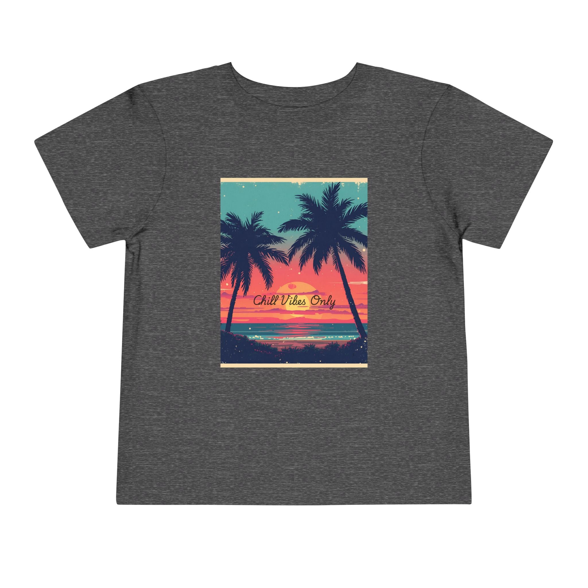 Tropical Sunset Toddler Short Sleeve Tee