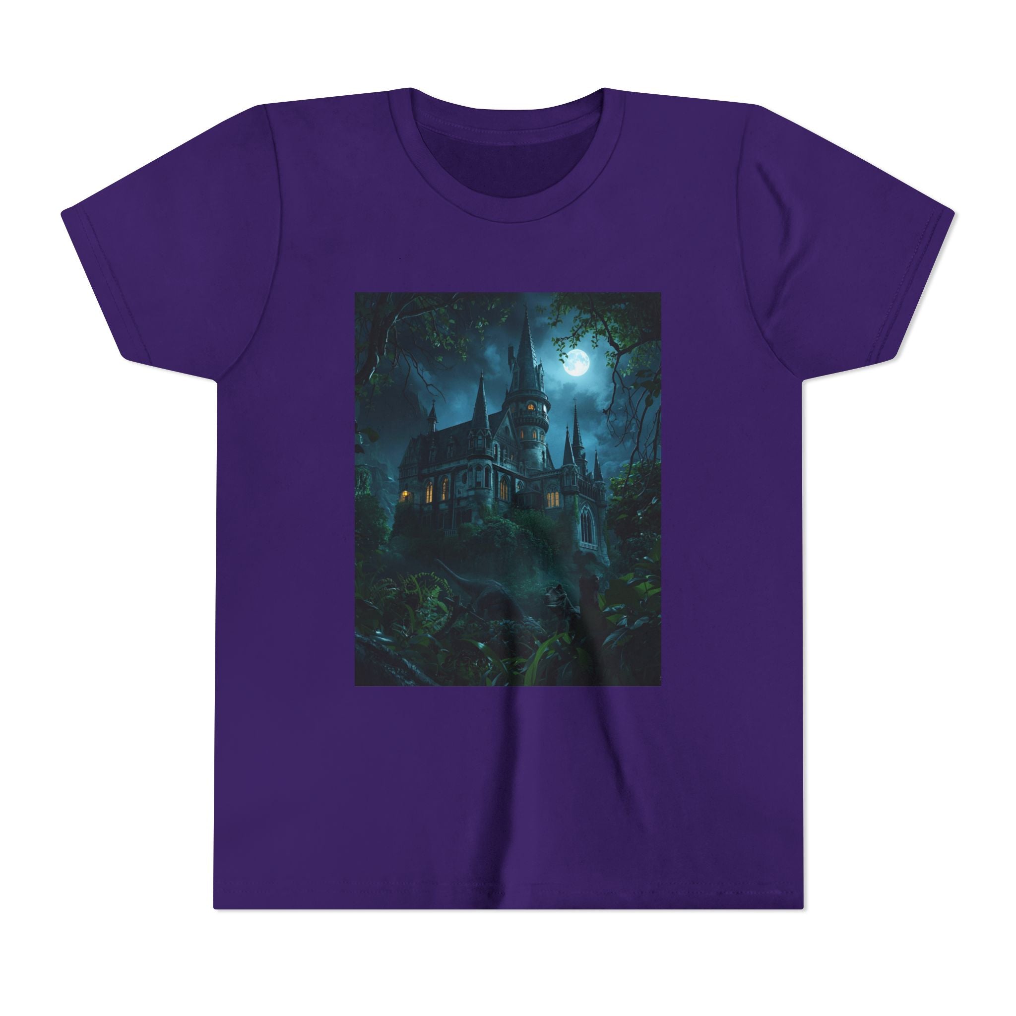 Mystical Night Scene Youth Short Sleeve Tee