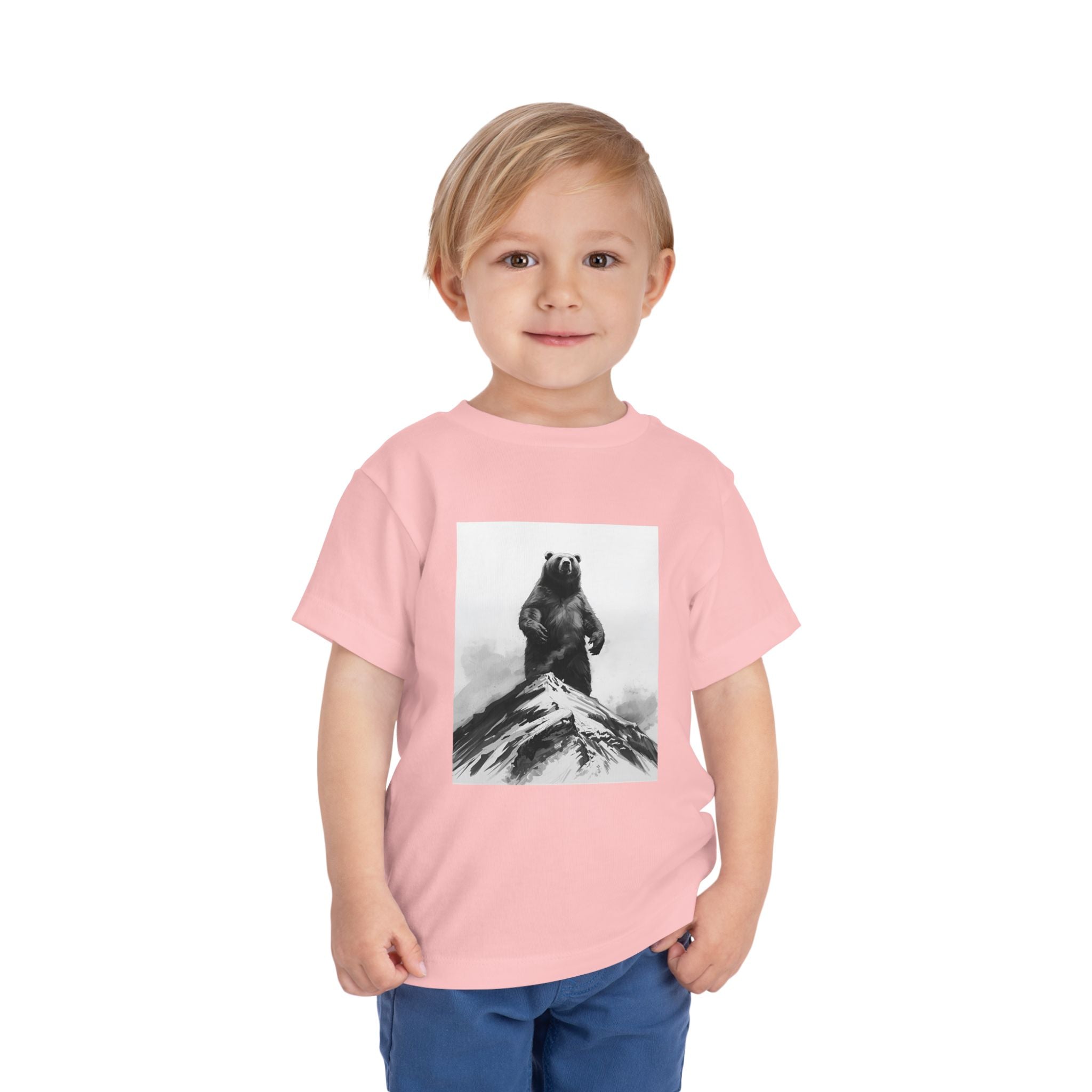 Bear Mountain Snow Toddler Short Sleeve Tee