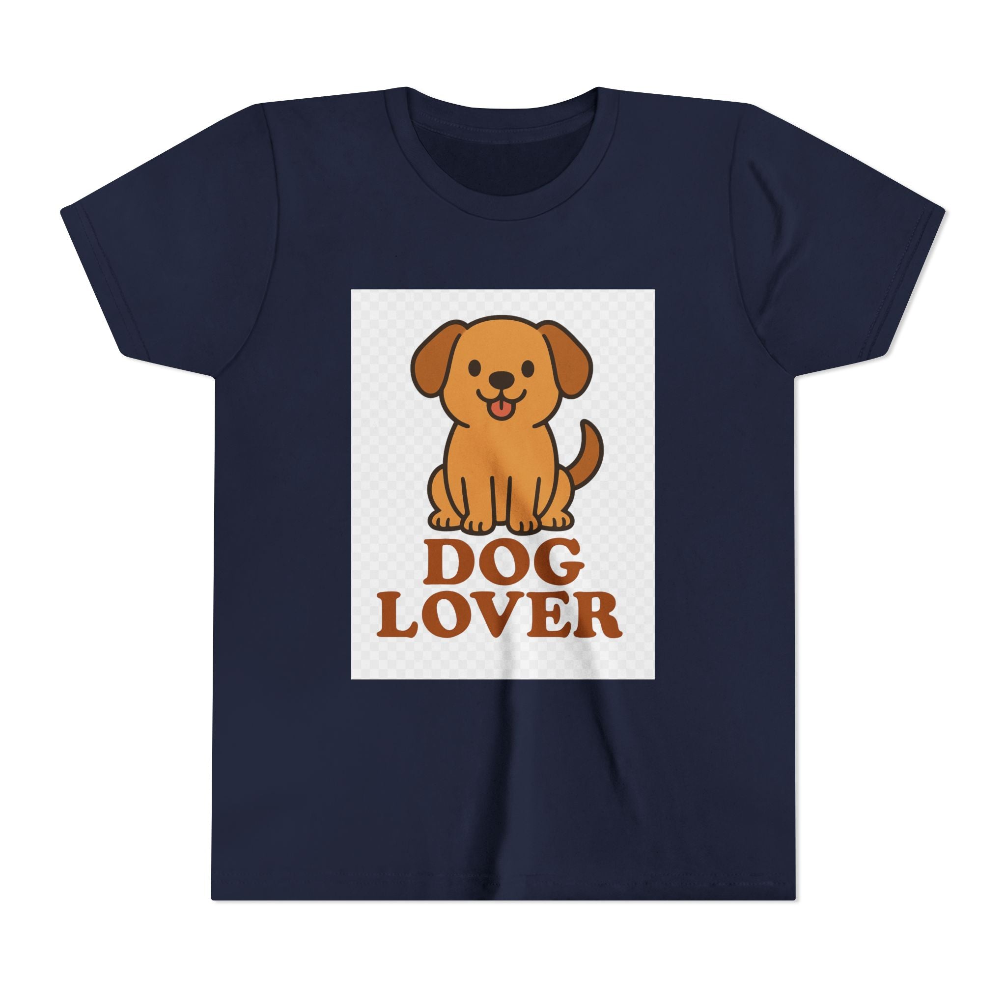Cute Dog Lover Youth T-Shirt, Pet Lover Gift, Animal Tee, Kids Dog Shirt, Birthday Present for Kids, Fun Youth Apparel