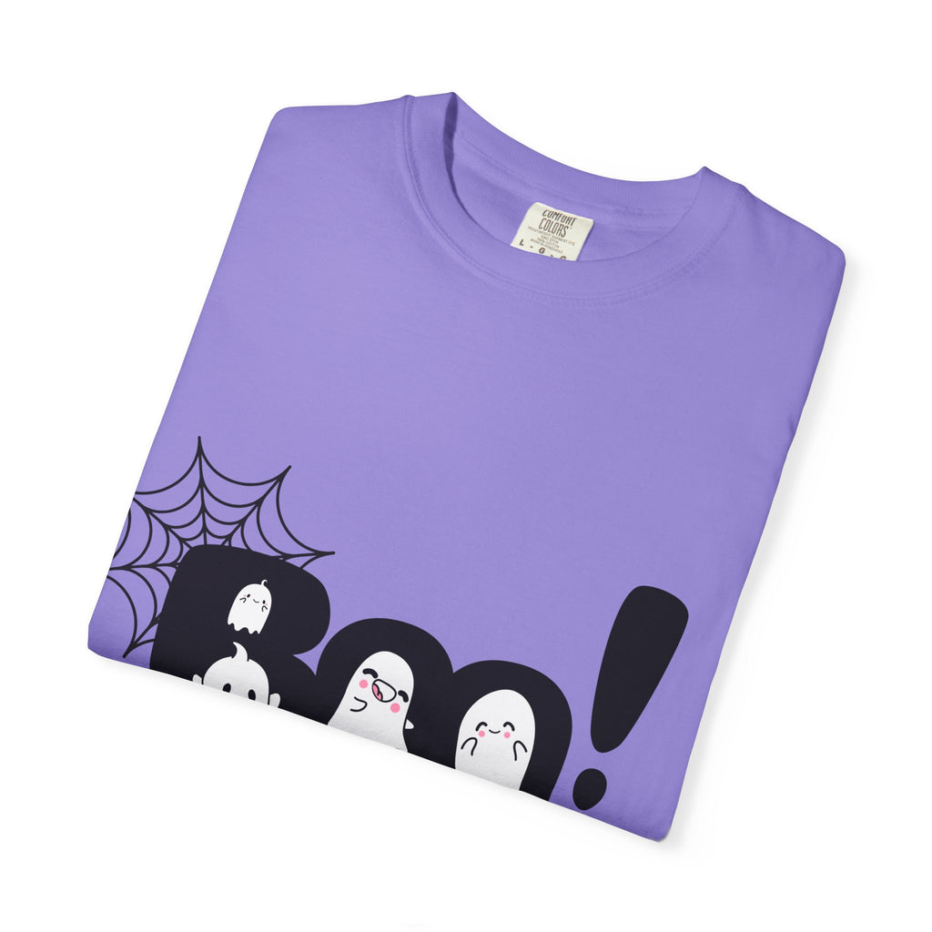 Halloween Boo T-Shirt, Spooky Fun Tee for Halloween, Unisex Ghost Shirt, Boo! Halloween Gift, Fall Celebration Apparel