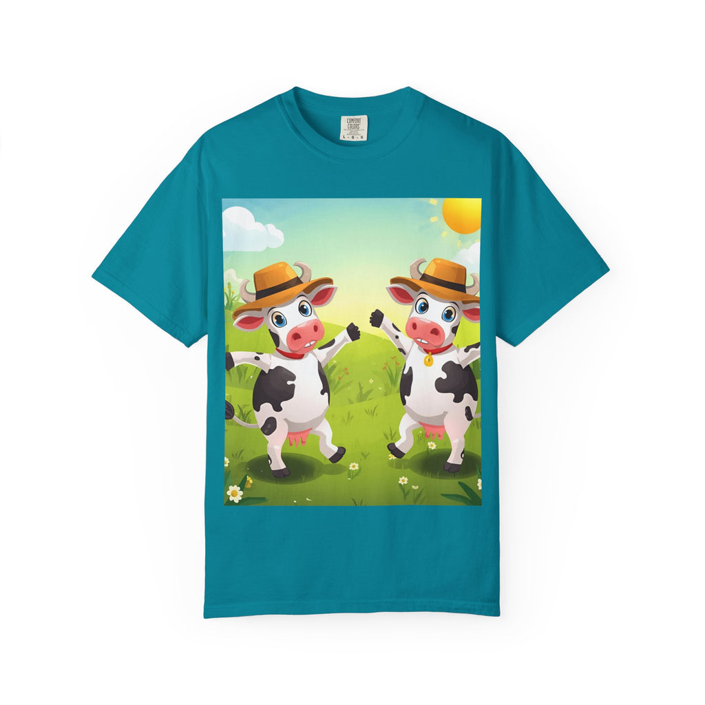 Cute Cow Fun Farm Playful Cow Graphic T-Shirt, Fun Tee for Kids, Animal Lovers, Farm Life, Casual Wear, Summer Vibes, Birthday Gift